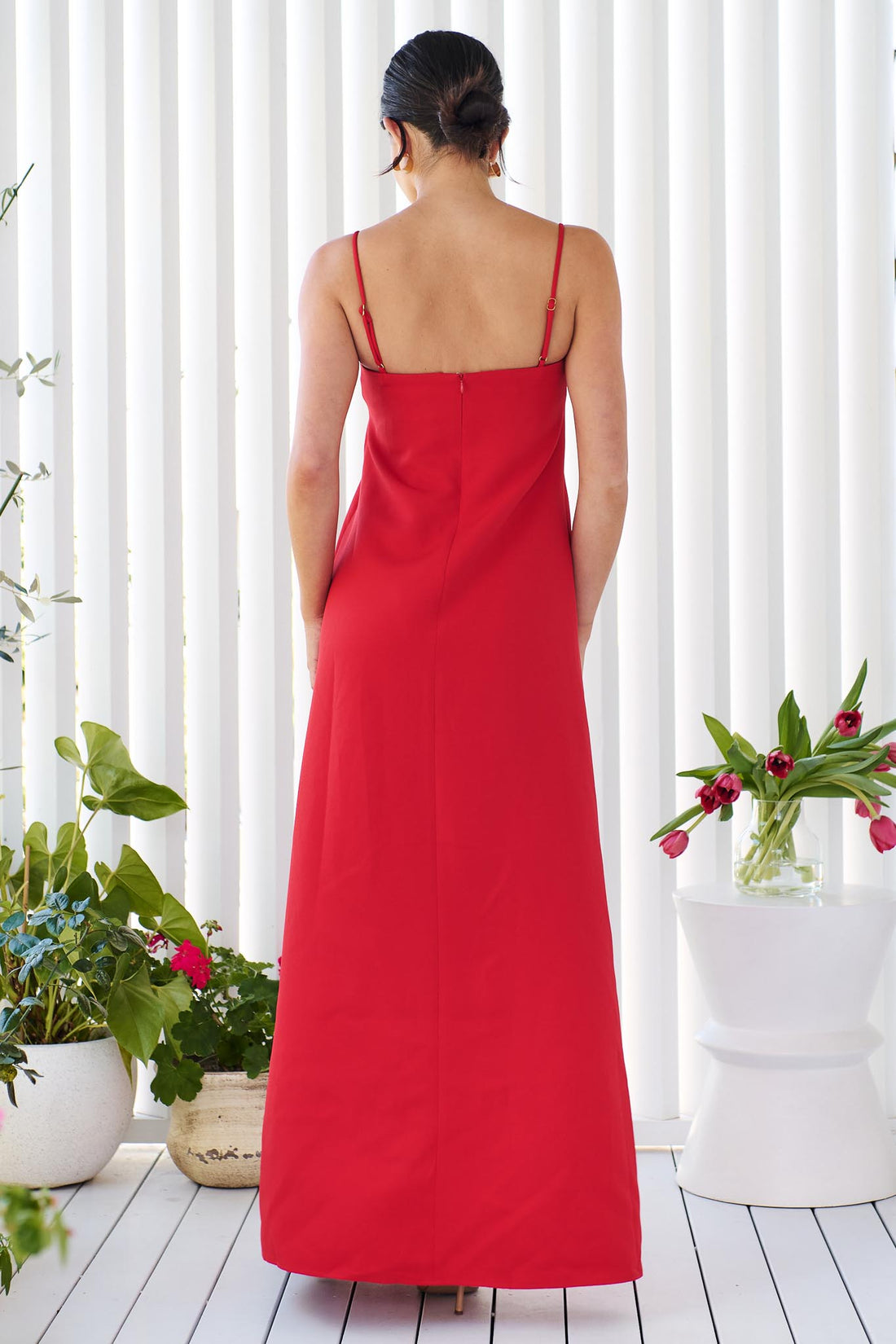 ELLIATT | Buttercup Embroidered Maxi Dress - Red