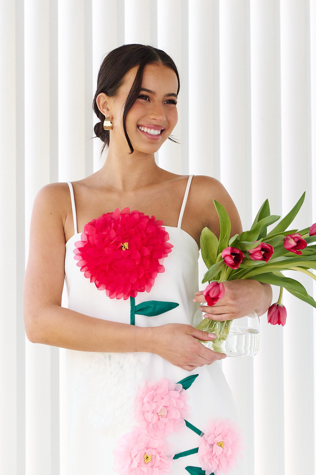 ELLIATT | Buttercup Embroidered Maxi Dress - White