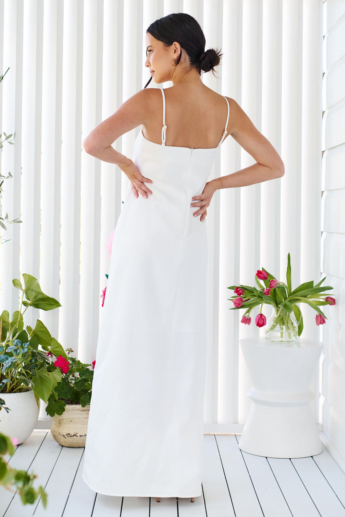 ELLIATT | Buttercup Embroidered Maxi Dress - White