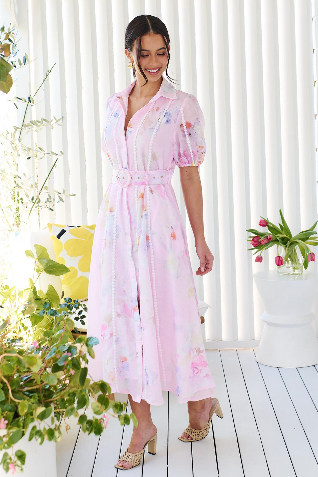 Charlotte Lace Trim Dress