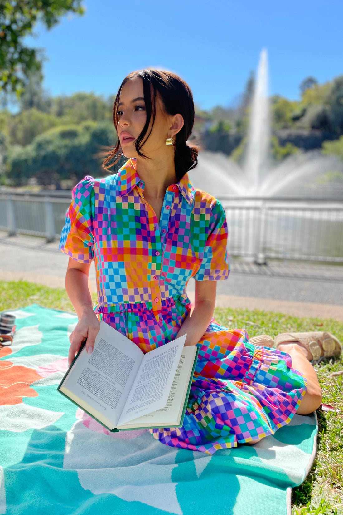 Kennedy Cotton Dress - Kaleidoscope