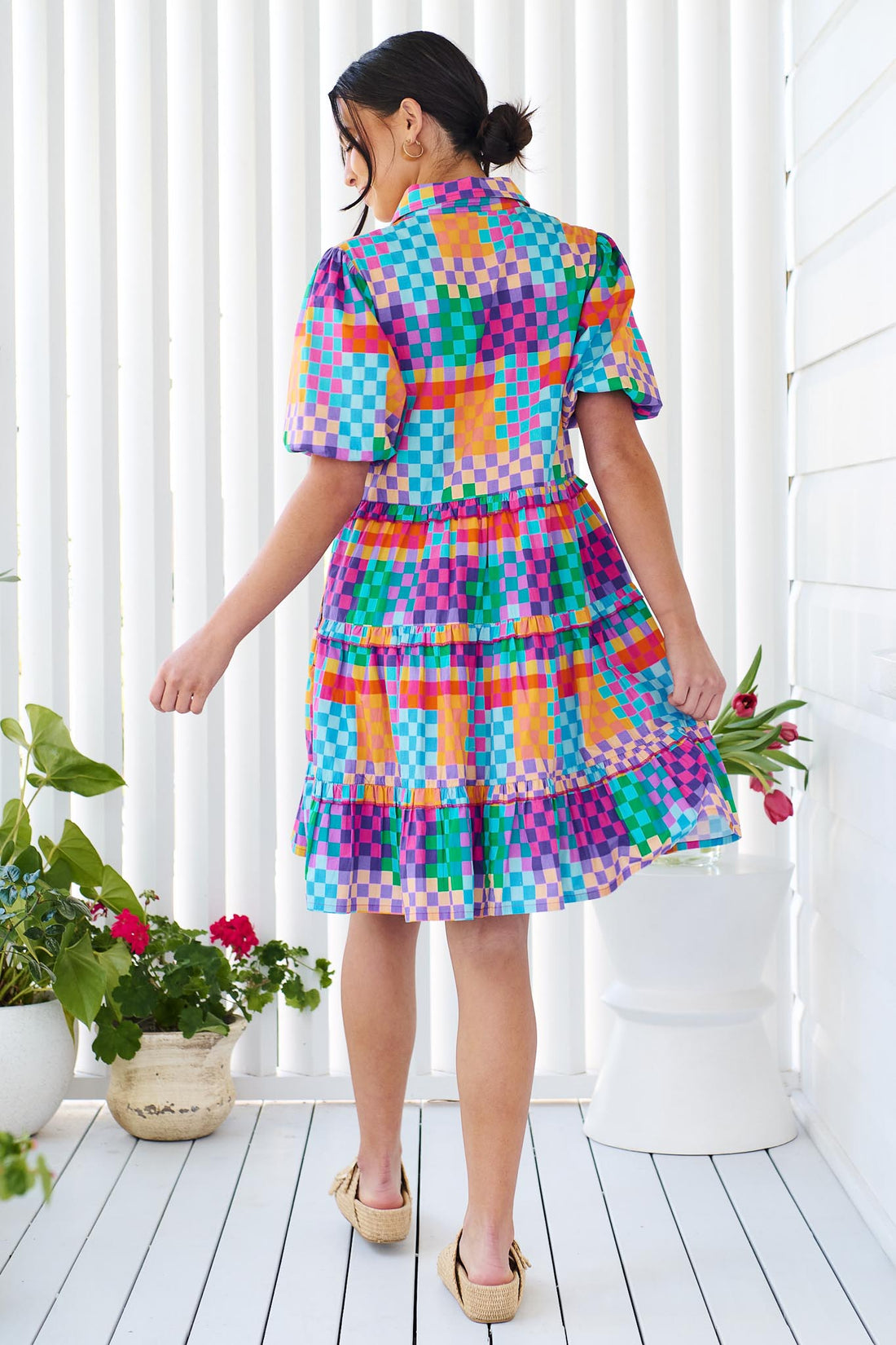 Kennedy Cotton Dress - Kaleidoscope