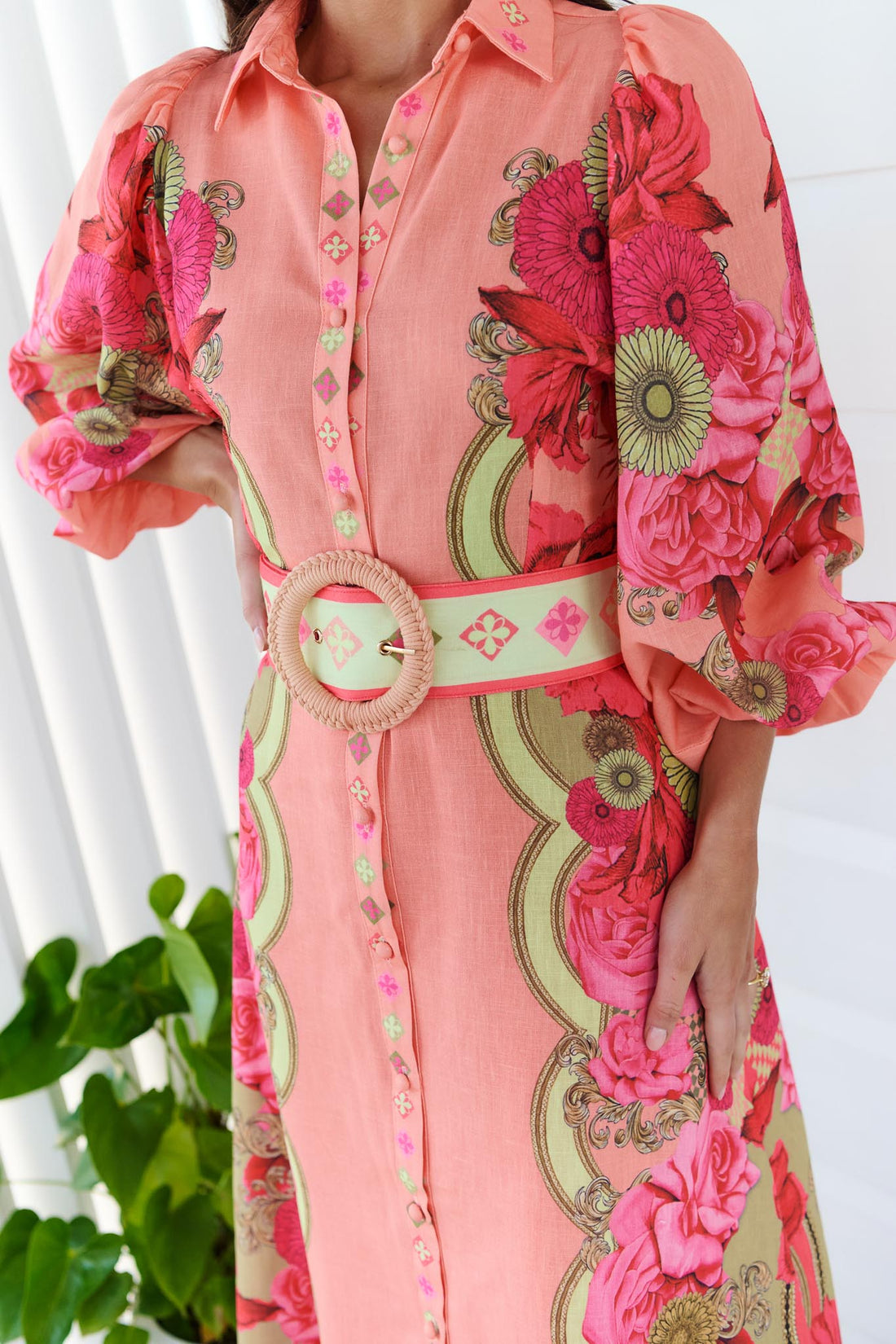 Luna Maxi Dress - Peach