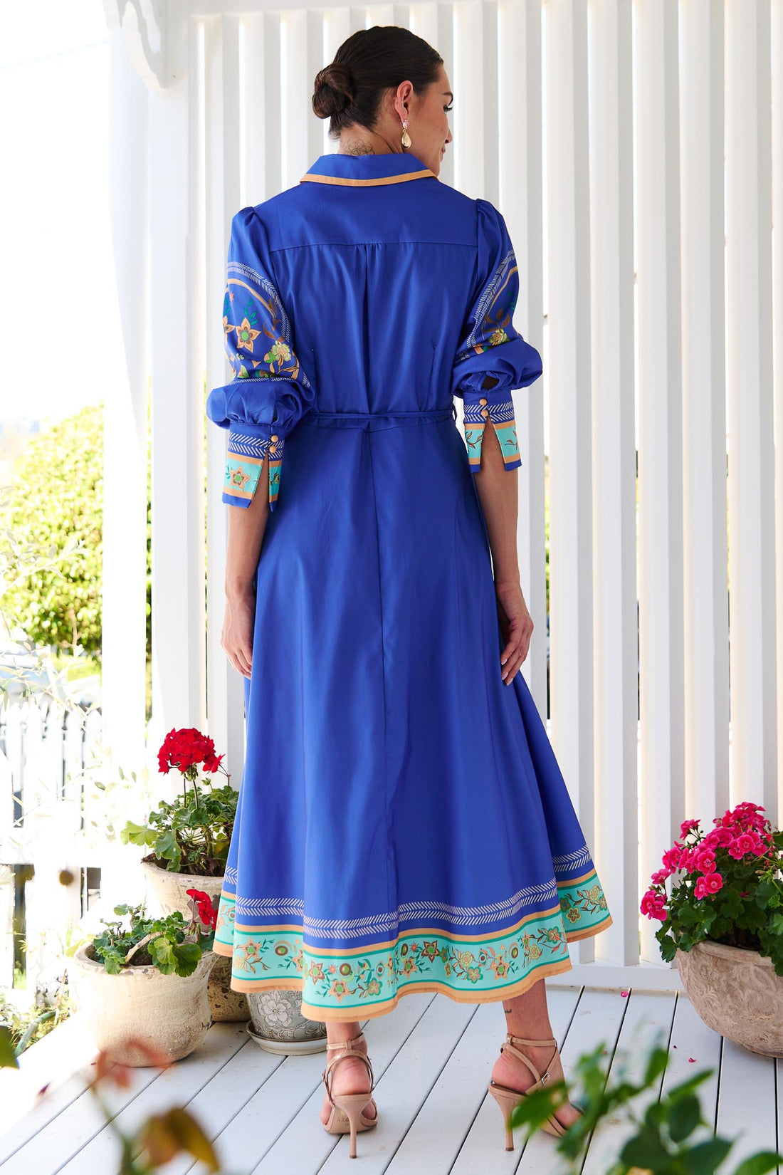 Maran Midi Dress - Mediterranean Blue  - FINAL SALE