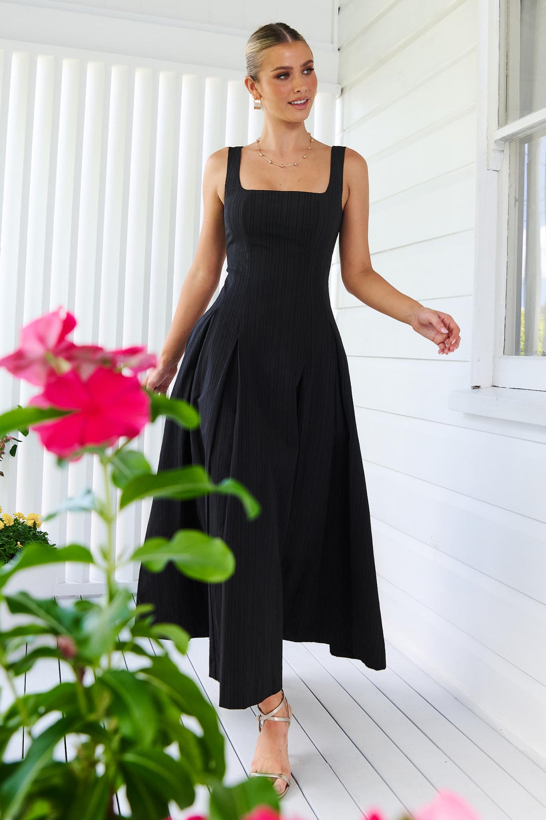SOVERE Reprive Dress - Black - SALE