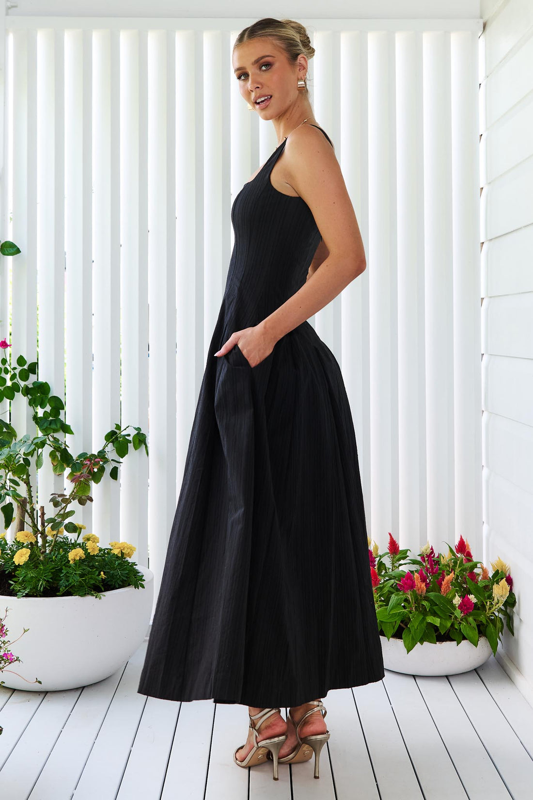 SOVERE Reprive Dress - Black - SALE