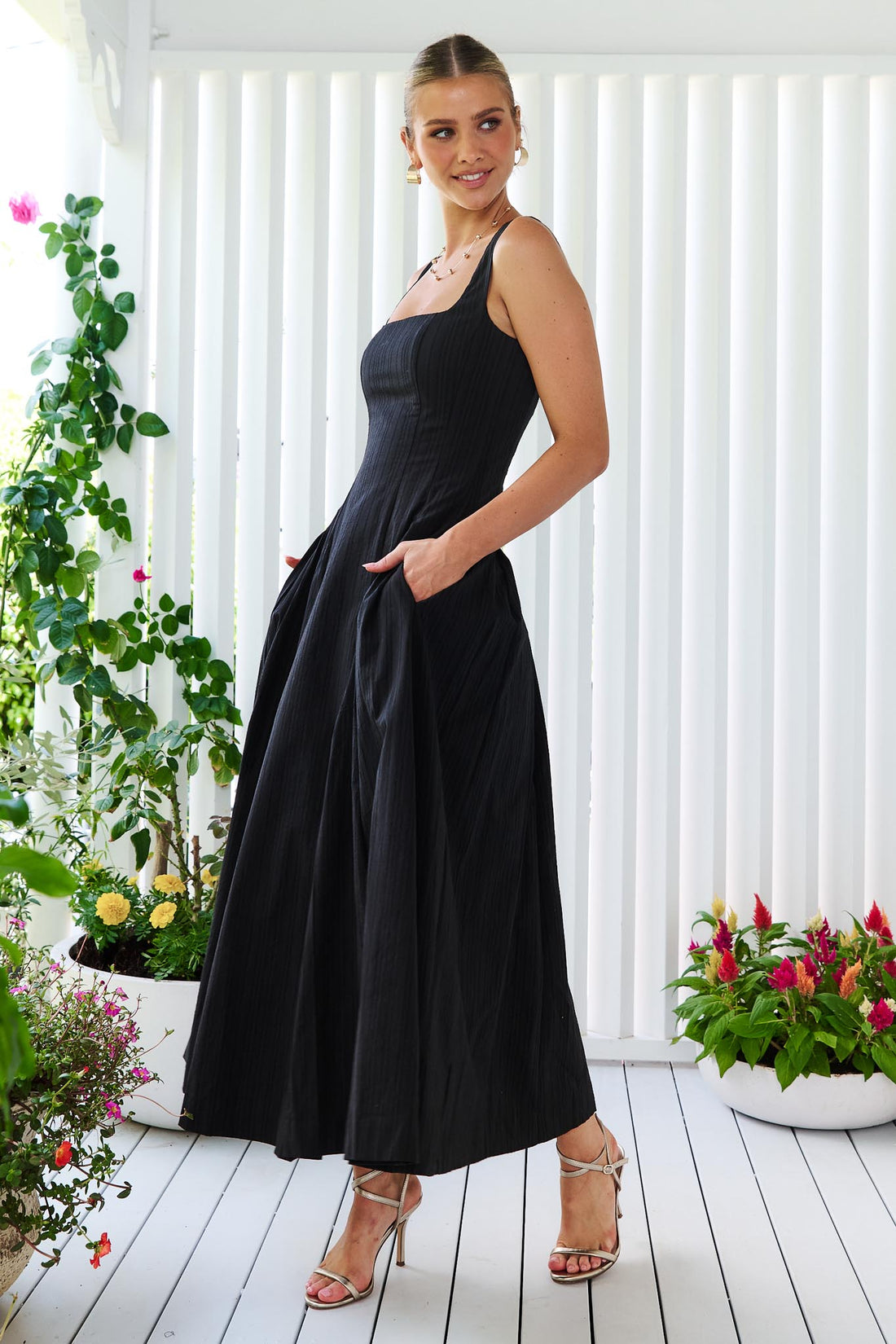 SOVERE Reprive Dress - Black - SALE