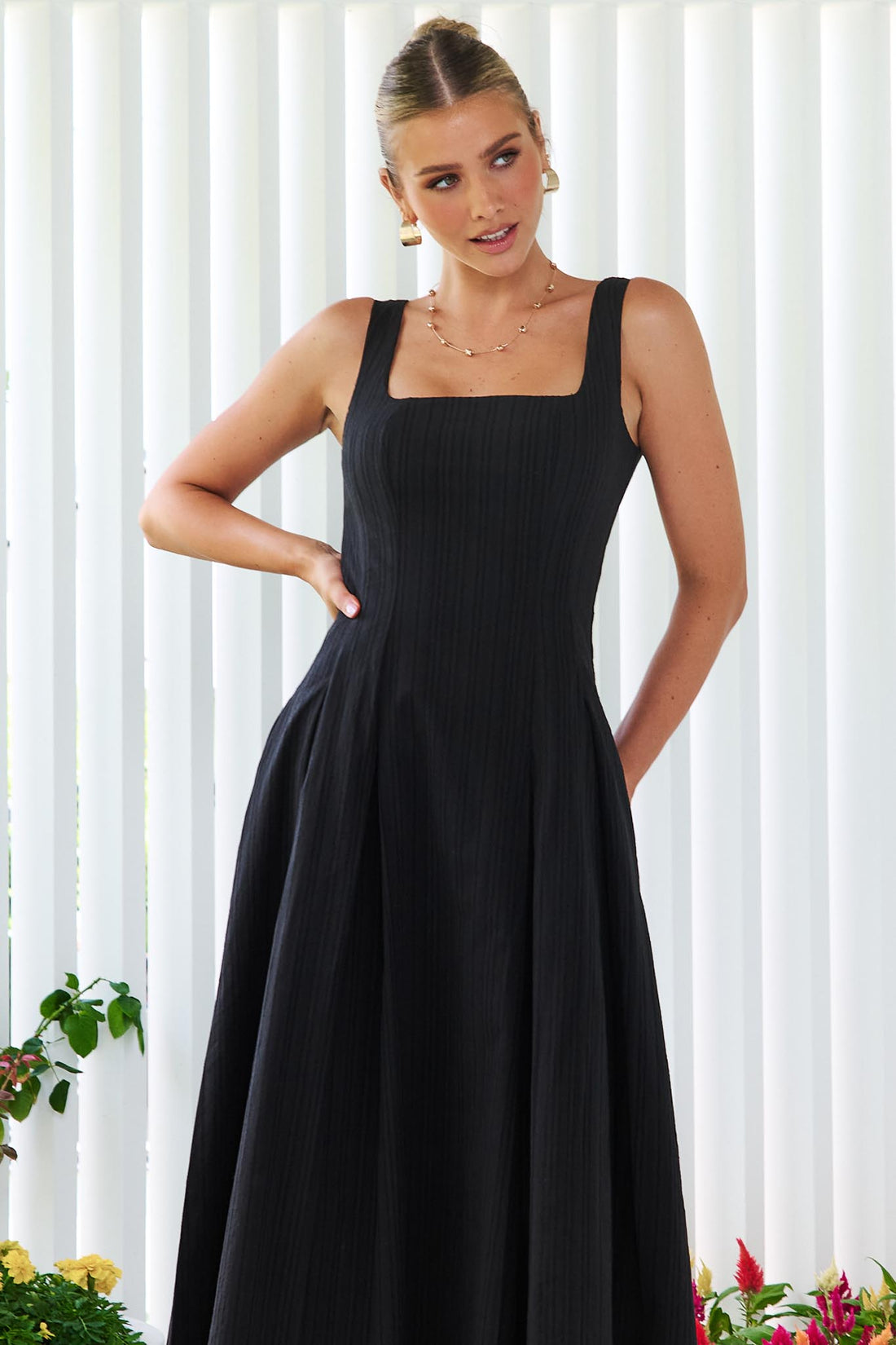 SOVERE Reprive Dress - Black - SALE