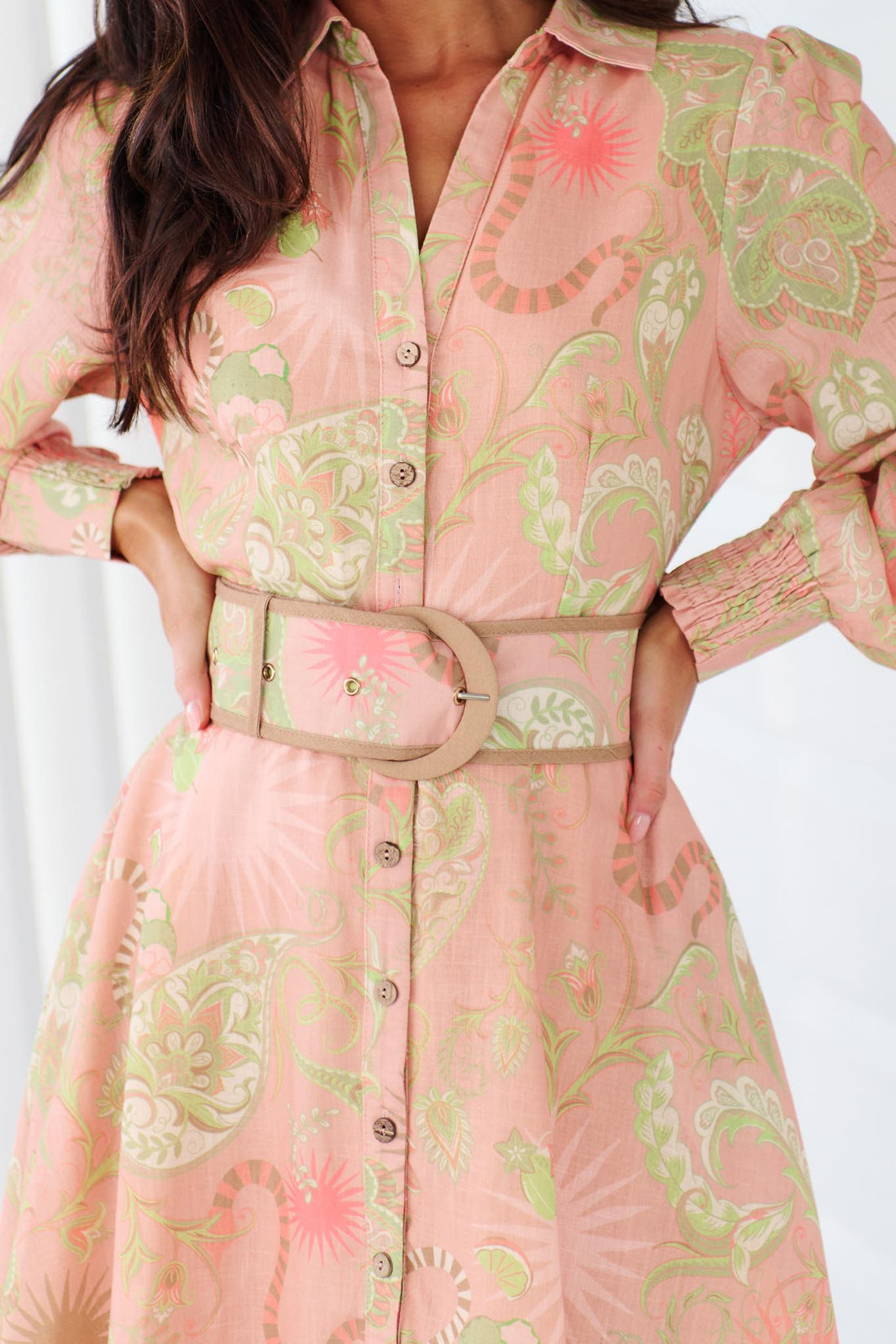 Zaria Maxi Dress - Peach - SALE