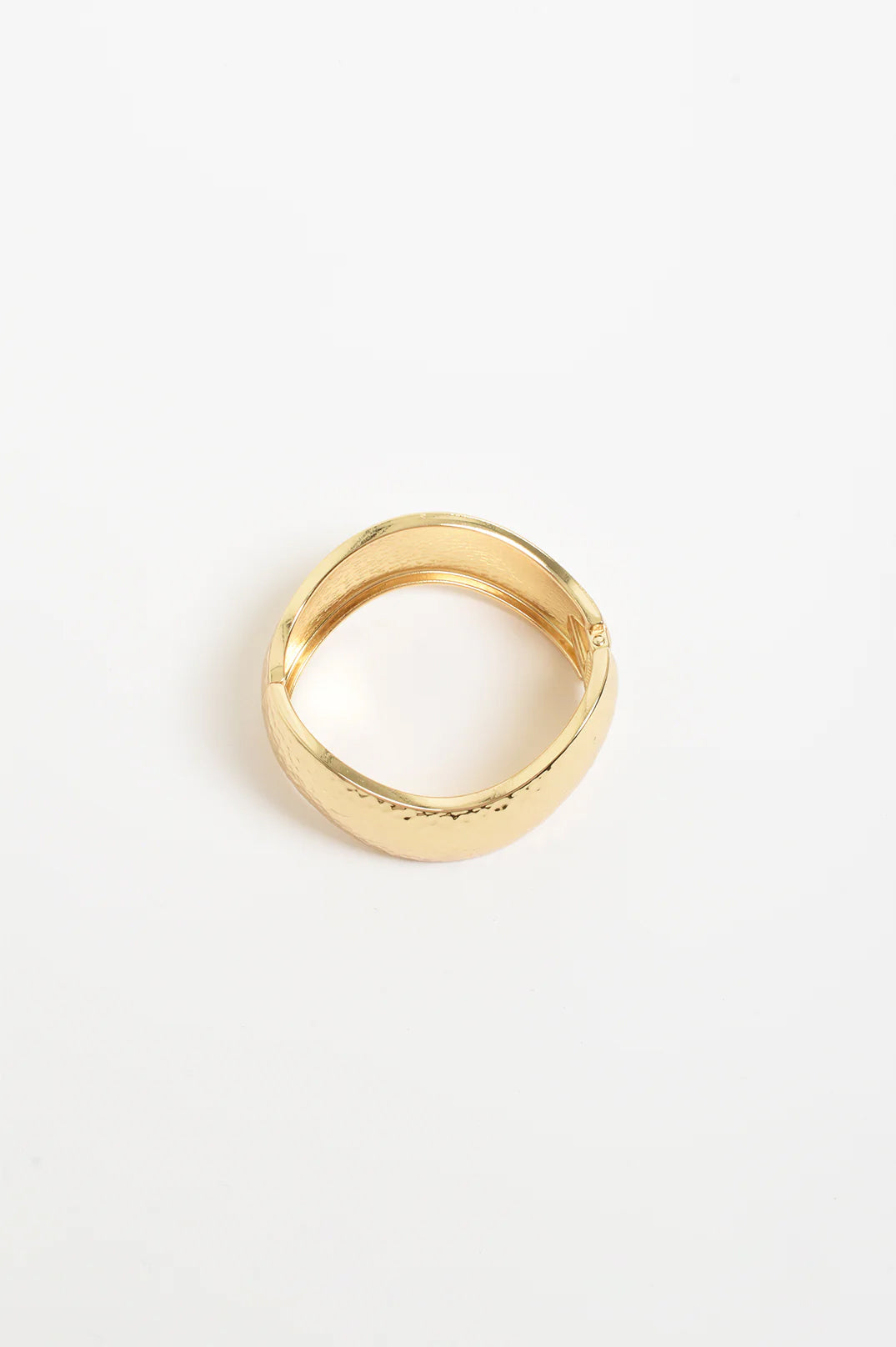 Molten Metal Curved Event Bangle