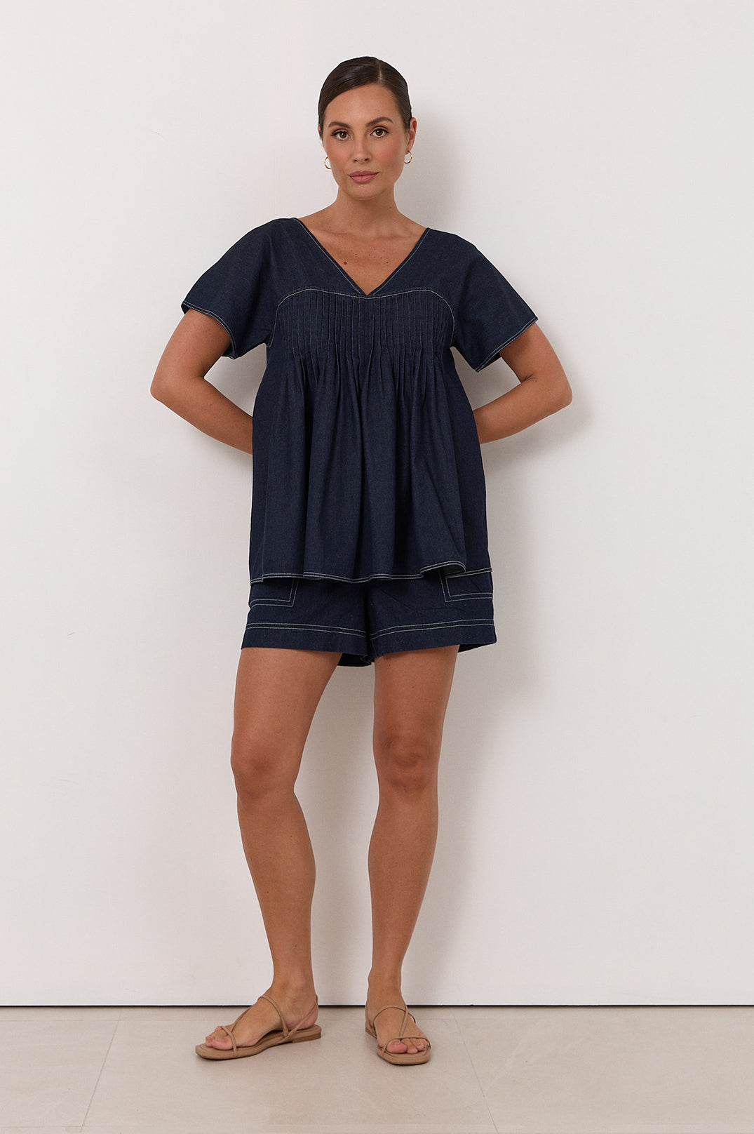 Sidney Lightweight Denim Top