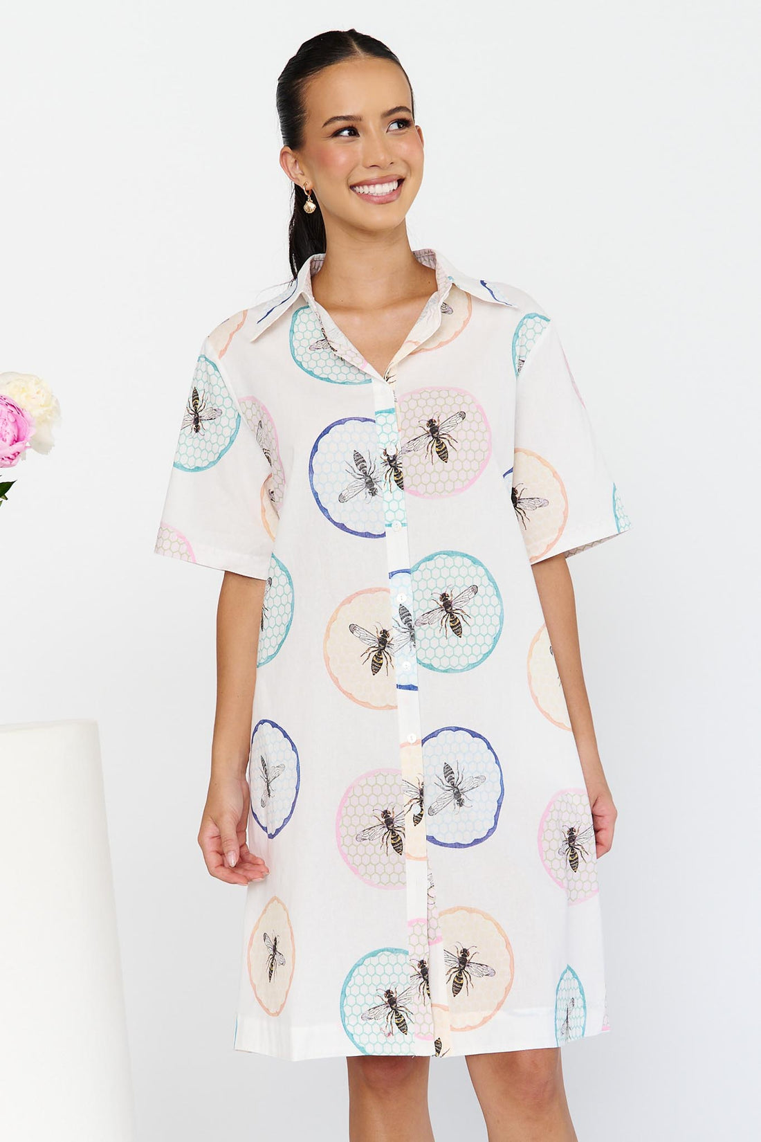 Adele Dress - Honeycomb