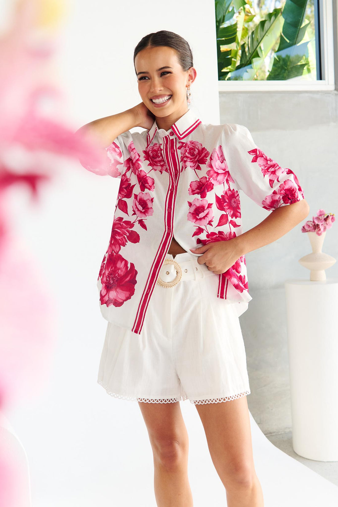 Alessia Shirt - Ruby