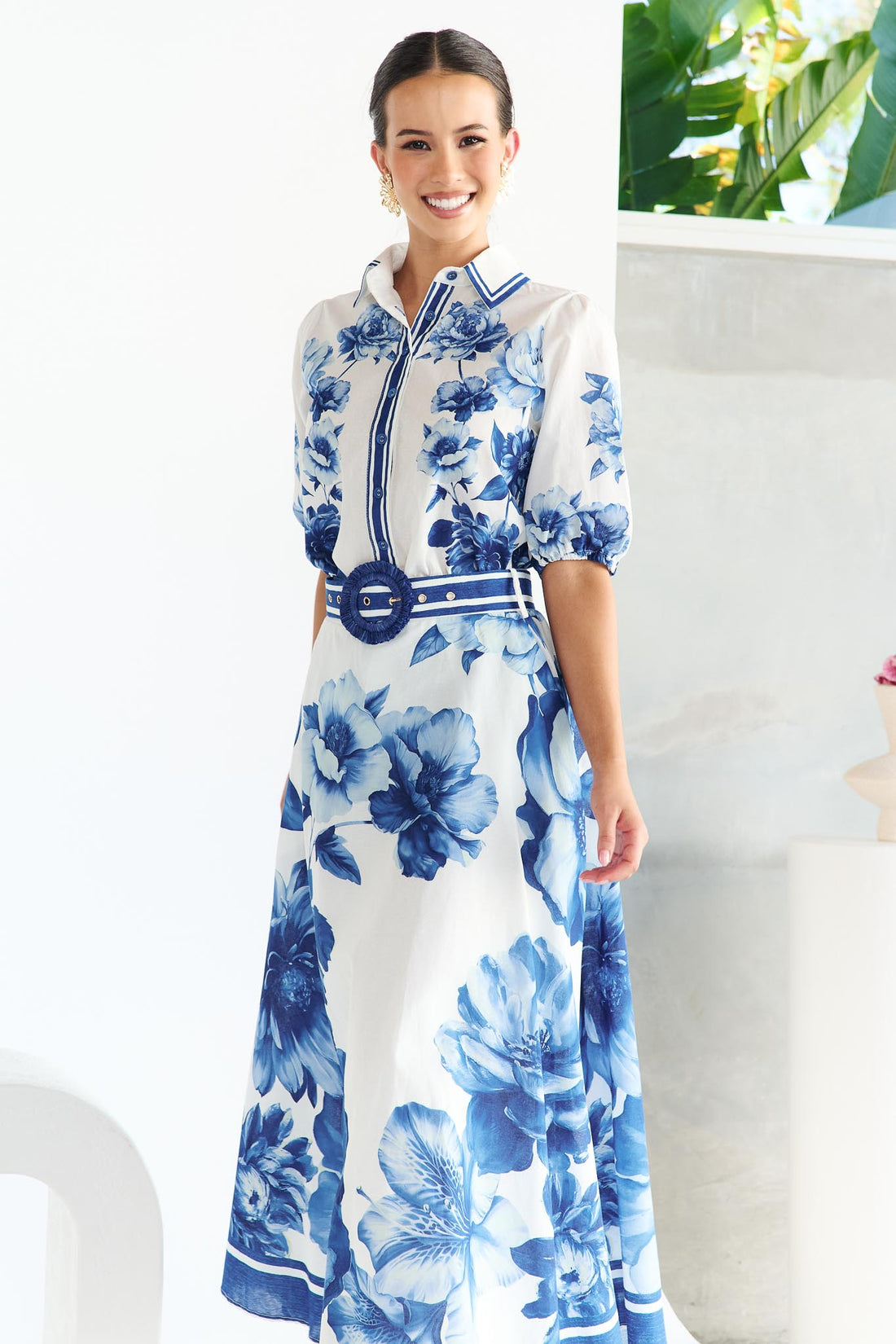 Alessia Shirt - Azure Blue