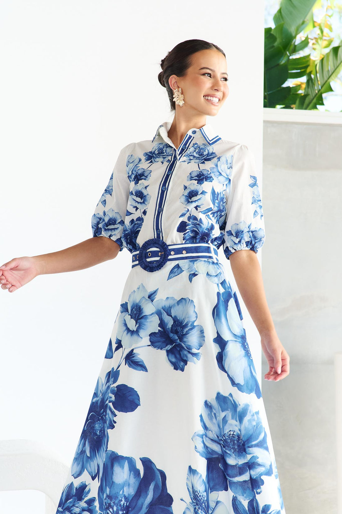 Alessia Shirt - Azure Blue