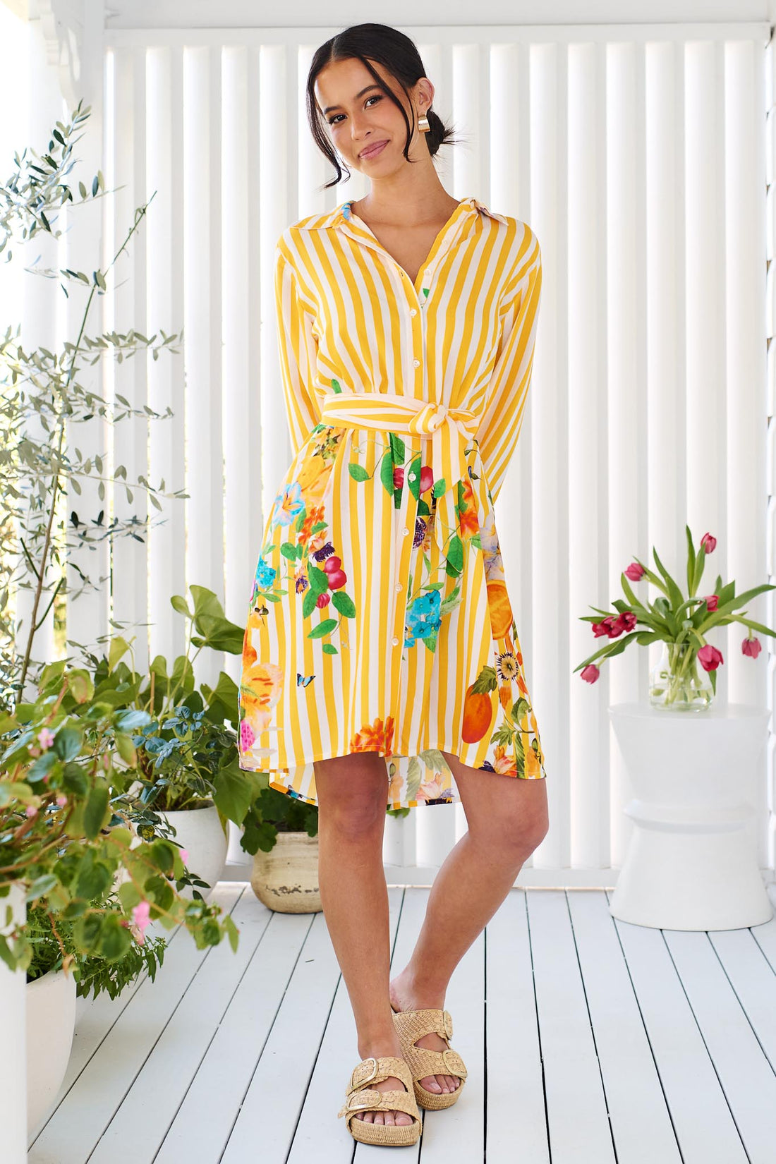 Amalfi Dress - Yellow