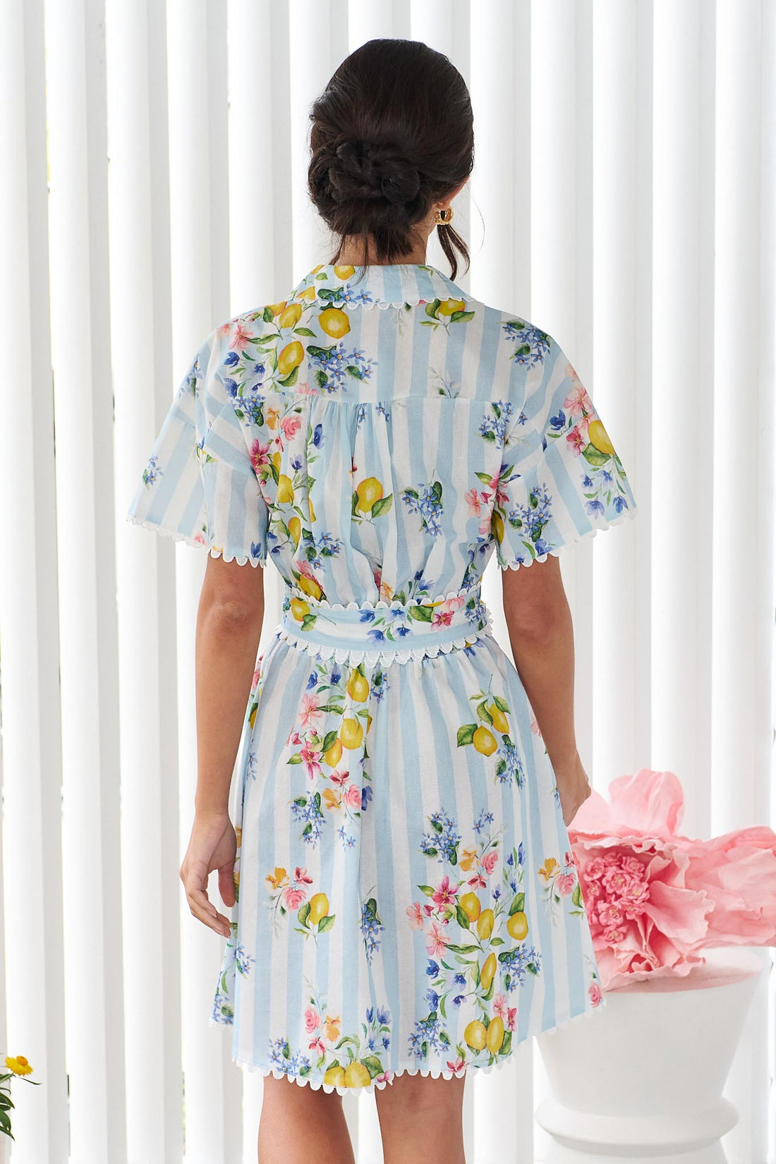 Amalfi Lace Trim Dress