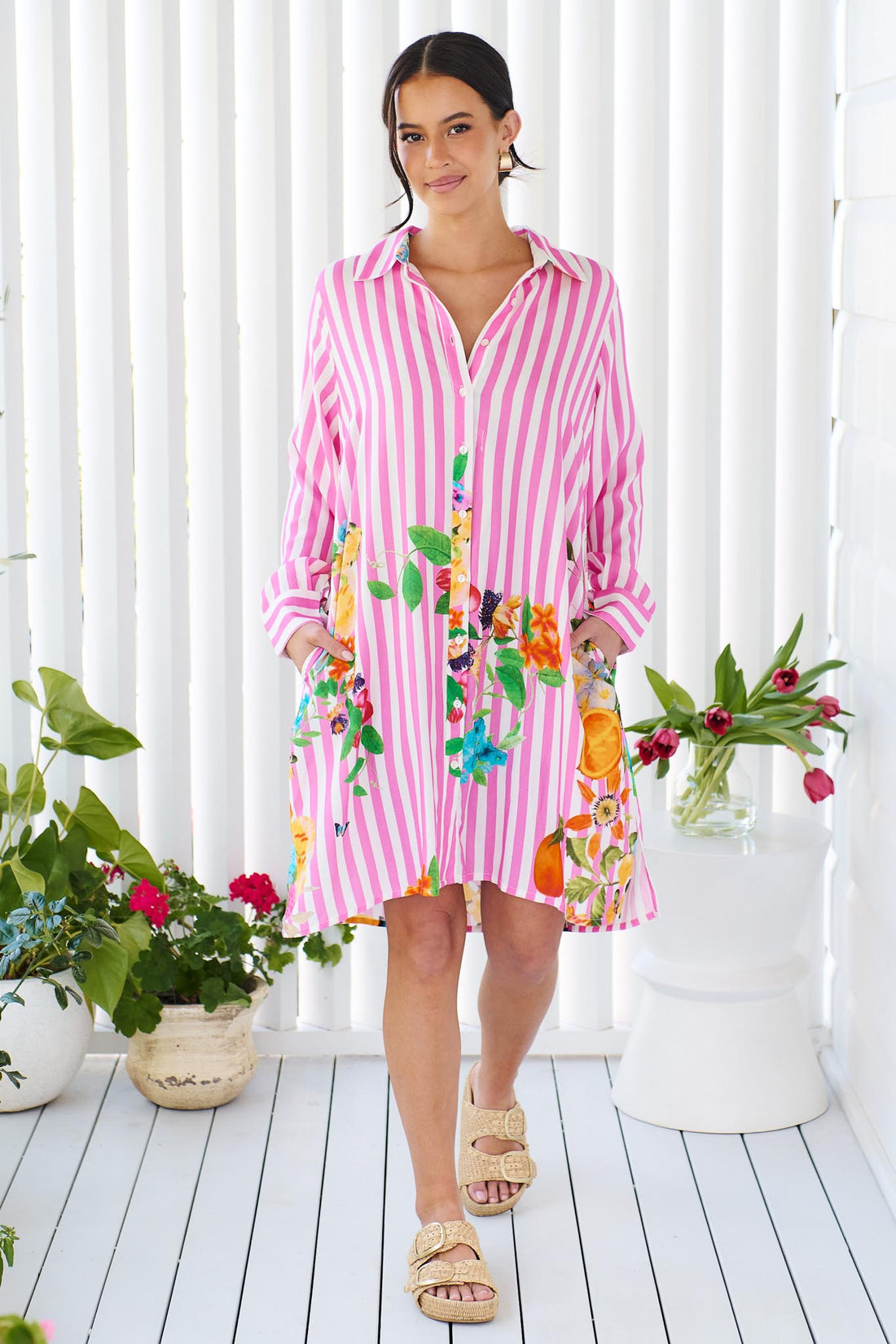 Amalfi Dress - Pink