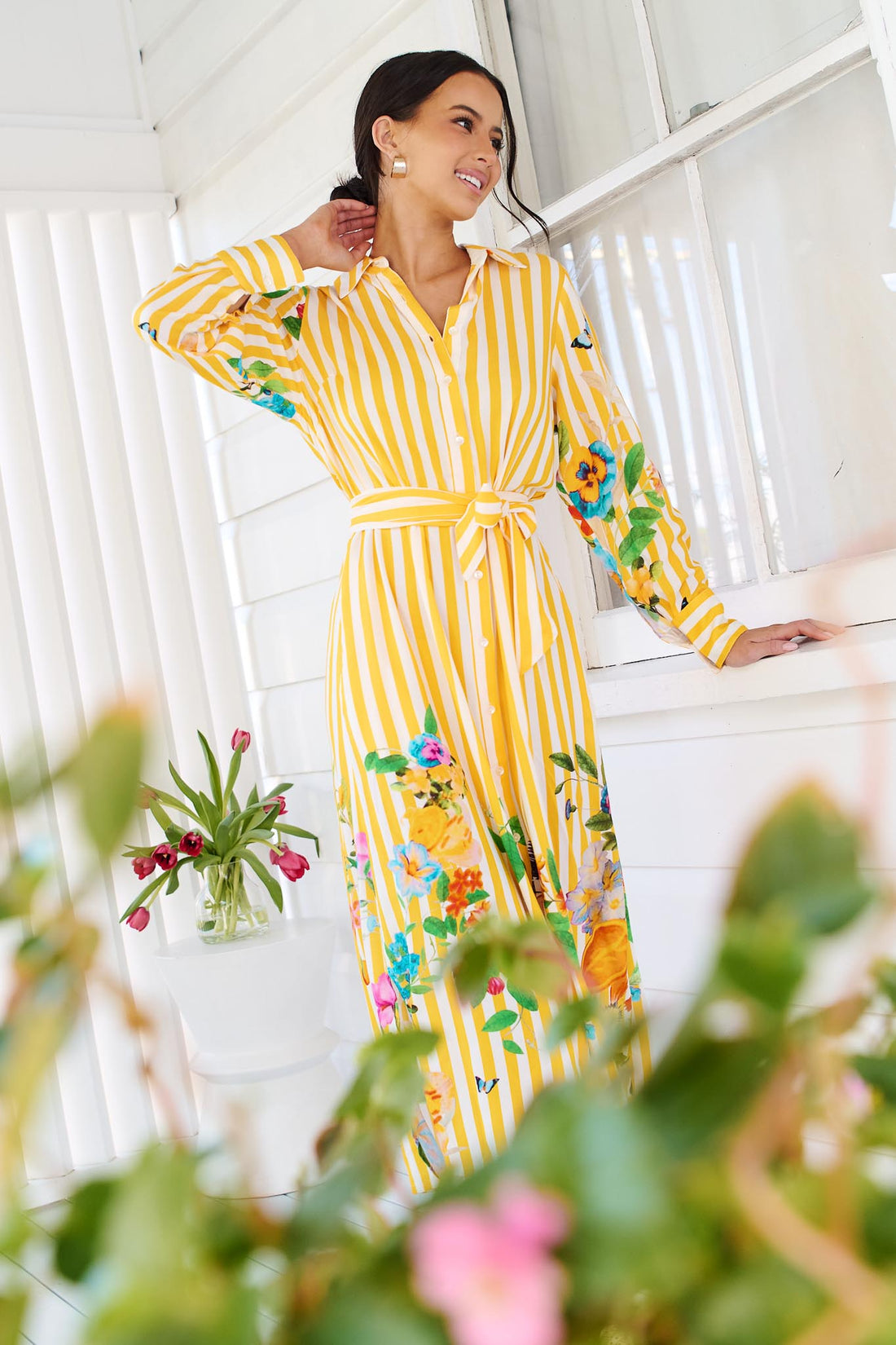 Amalfi Maxi Dress - Yellow