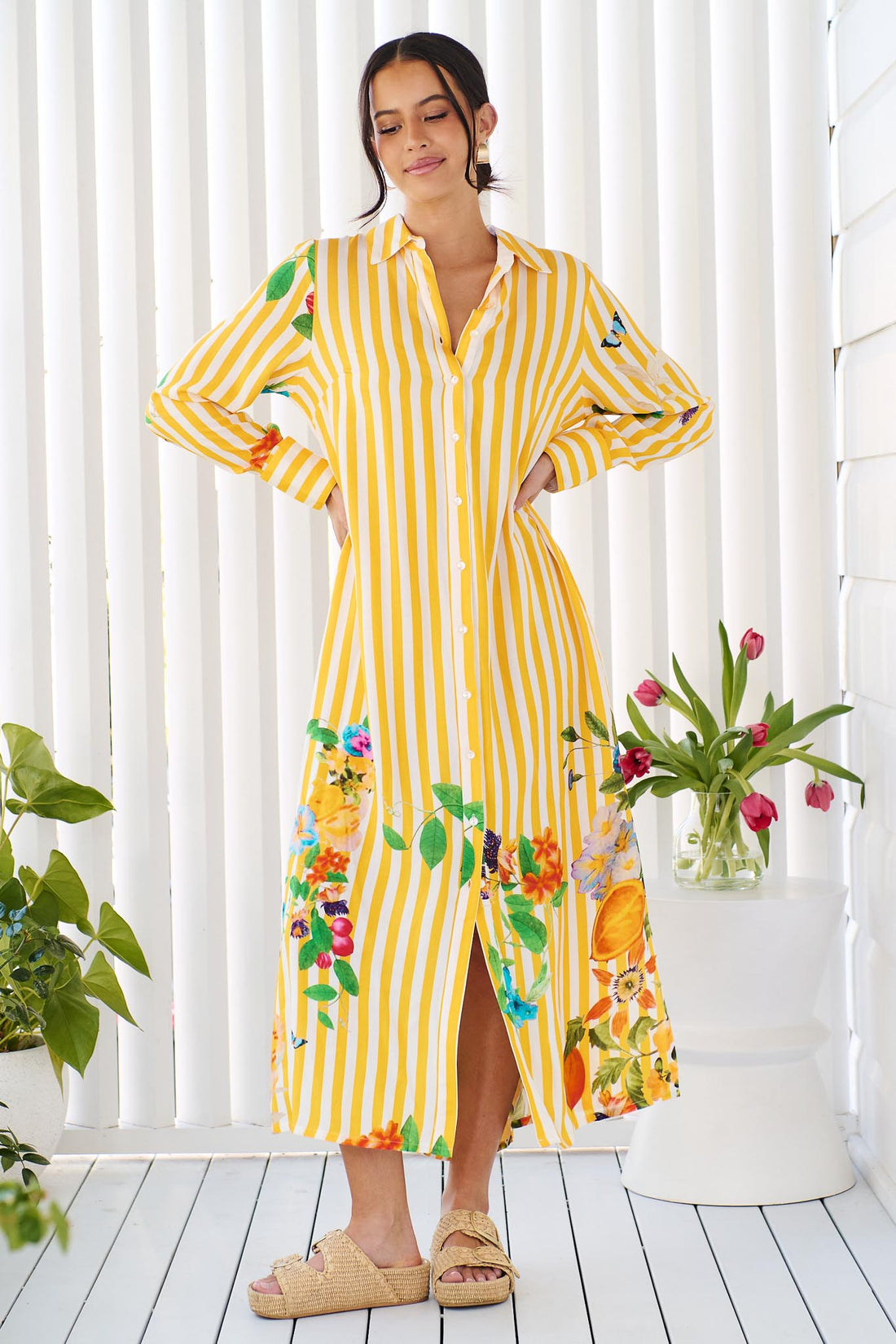 Amalfi Maxi Dress - Yellow
