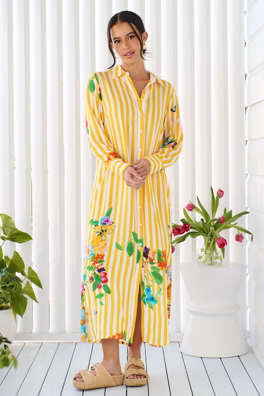 Amalfi Maxi Dress - Yellow