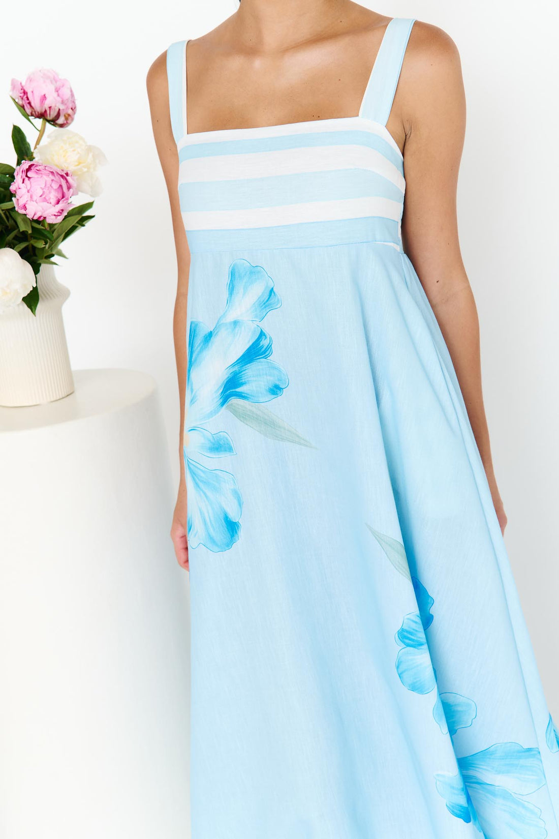 Amara Sundress - Azure Blue