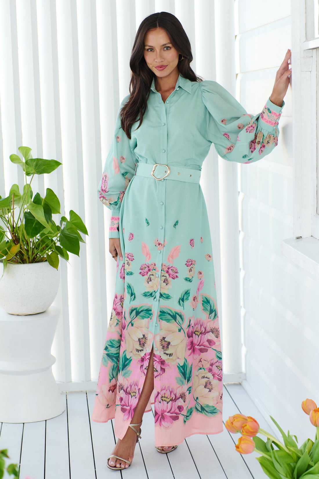 Amara Maxi Dress - Sage