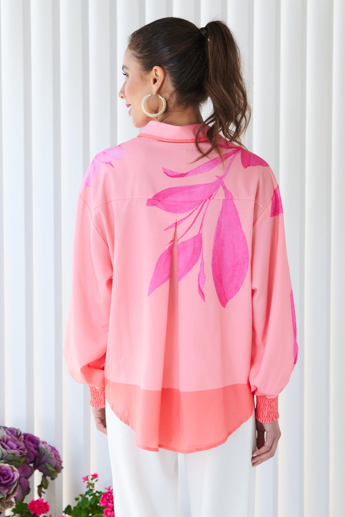 Amira Shirt - Pink/Melon - SALE