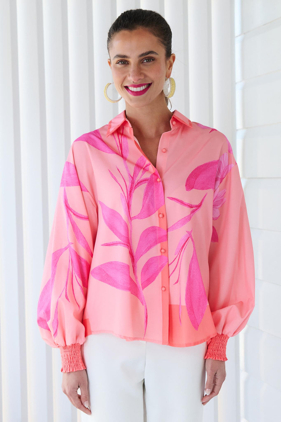 Amira Shirt - Pink/Melon - SALE