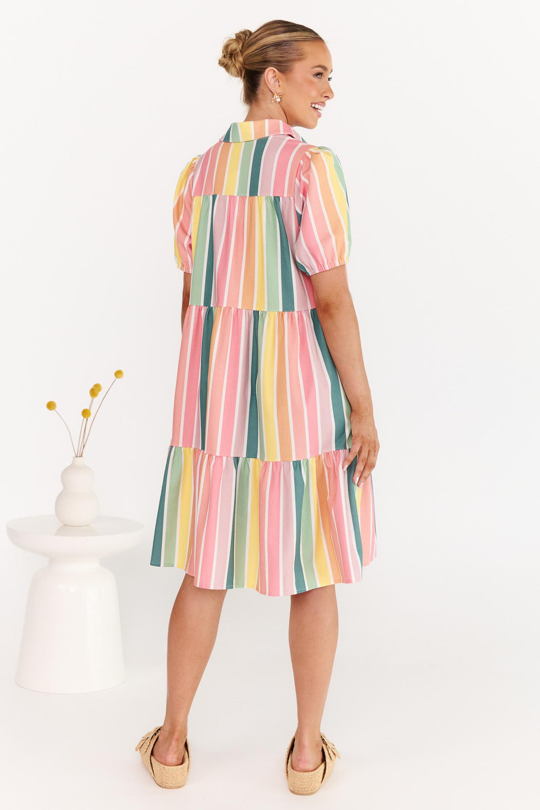 Annabel Stripe Dress - Multi Stripe