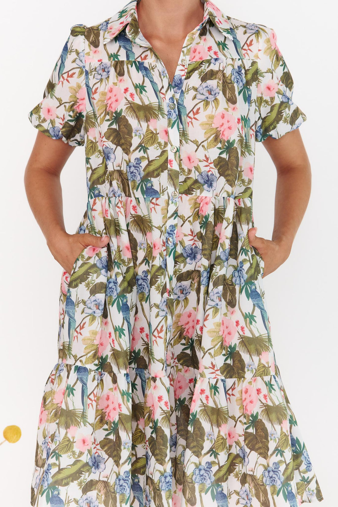 Annabel Floral Cotton Dress