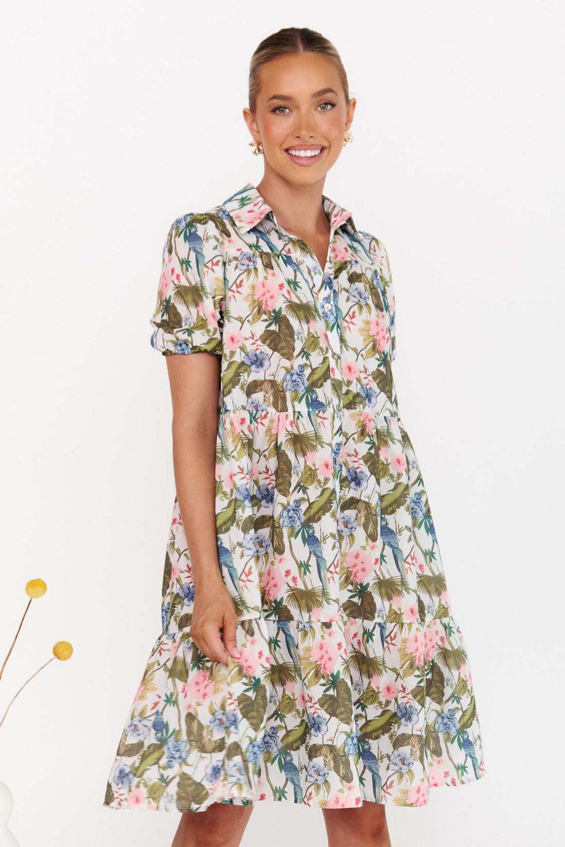 Annabel Floral Cotton Dress