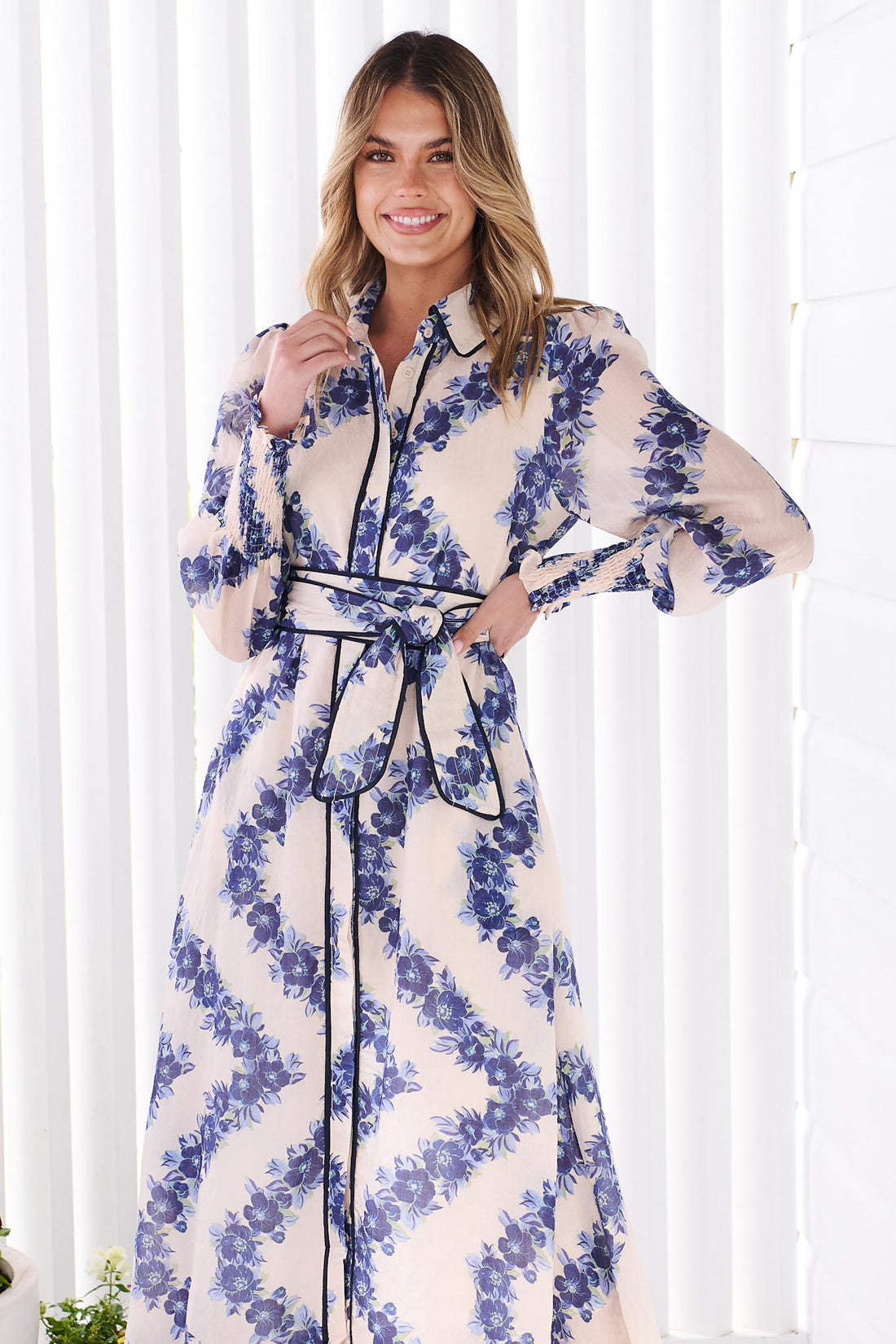 Arden Maxi Dress - Blue - FINAL SALE