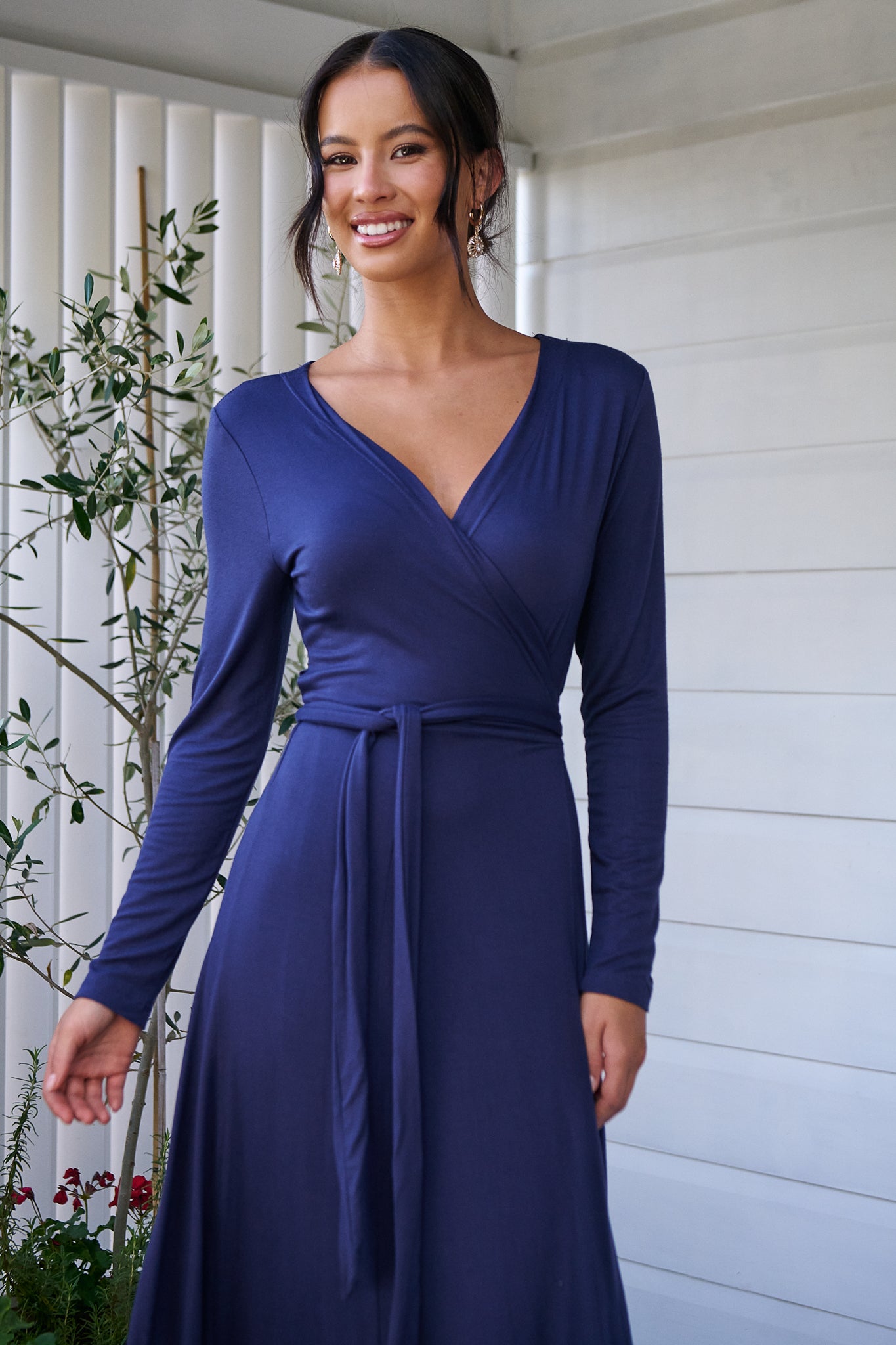 Armada Wrap Dress Navy minnie MAXXIE