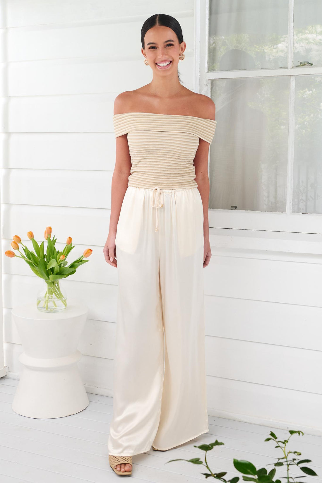 Bailey Pants - Cream