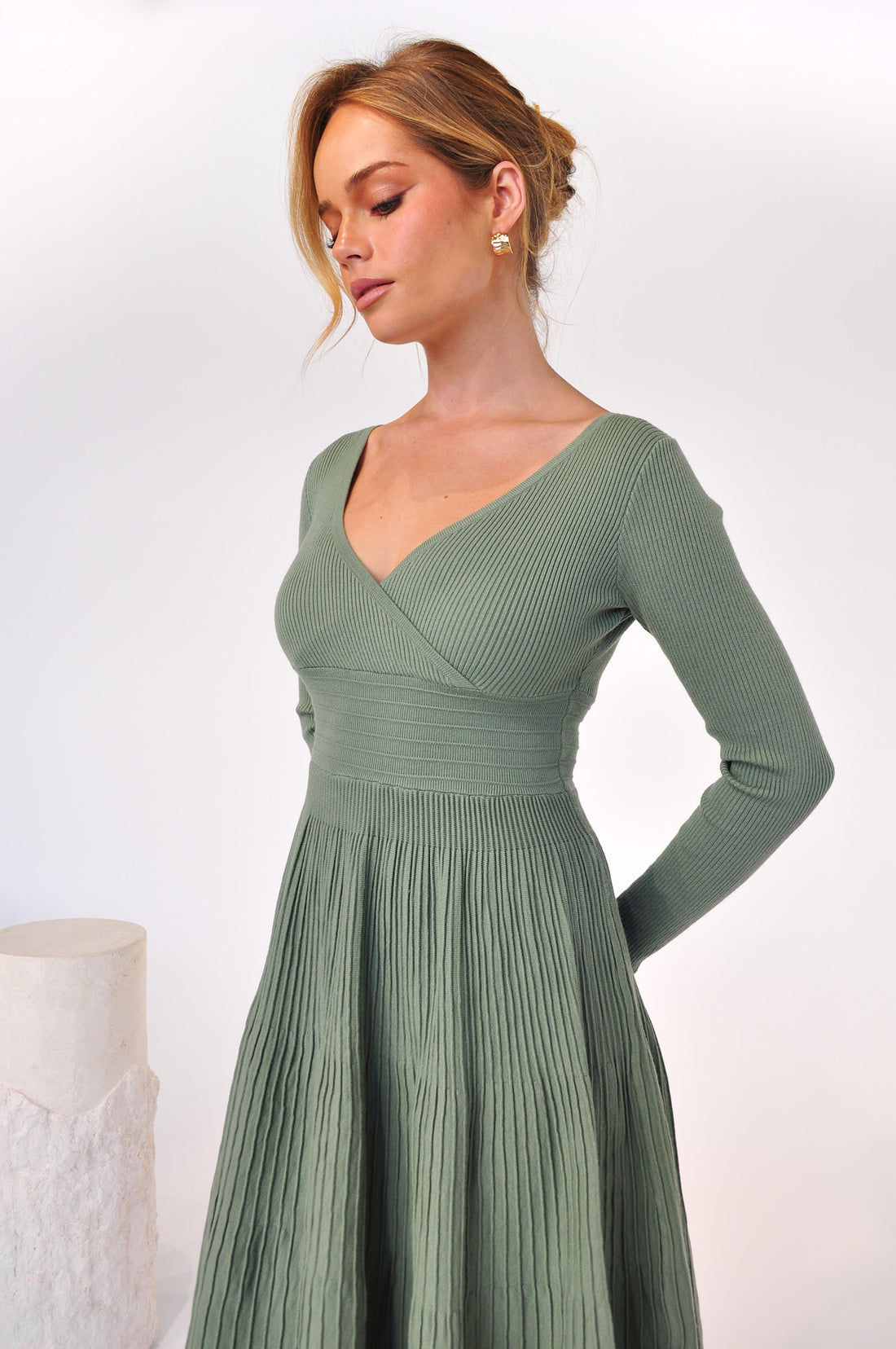 Alaska Knit Dress - Sage