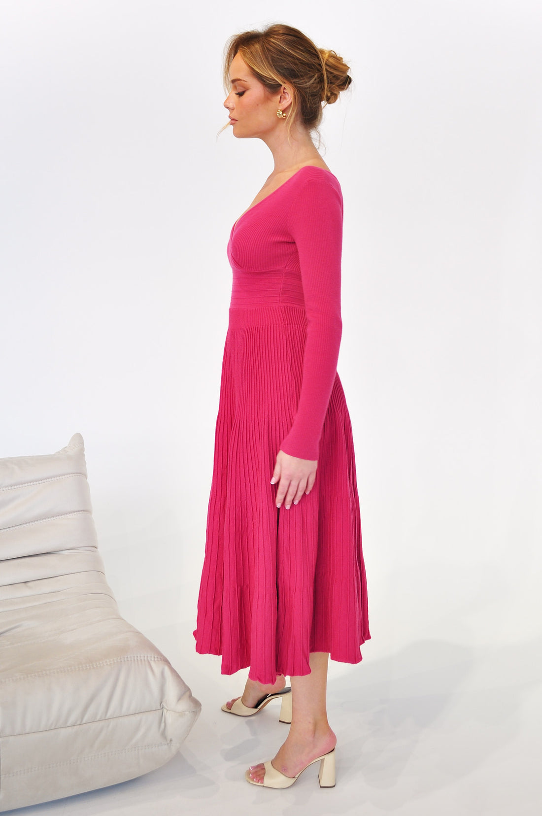 Alaska Knit Dress - Berry