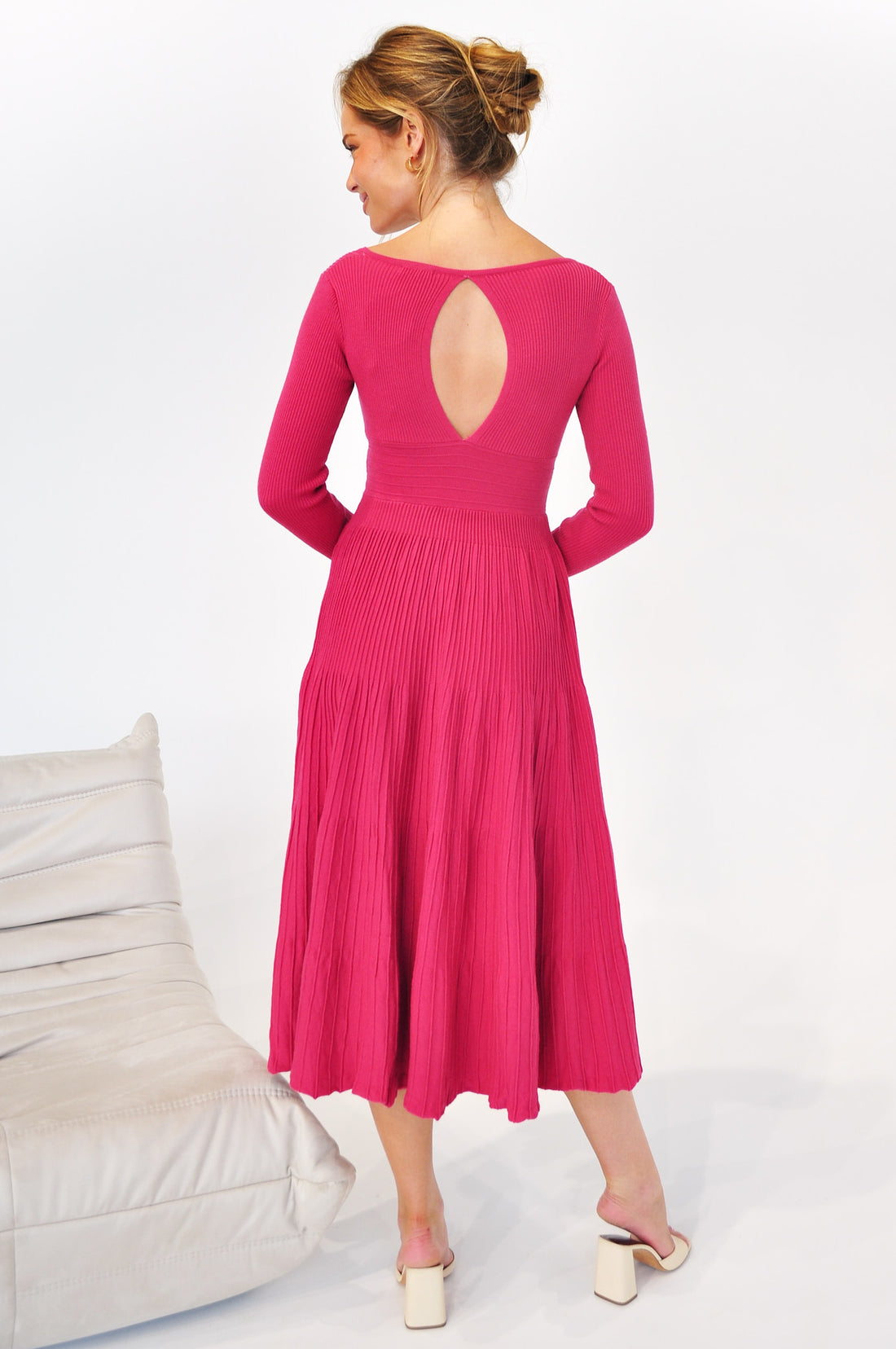 Alaska Knit Dress - Berry