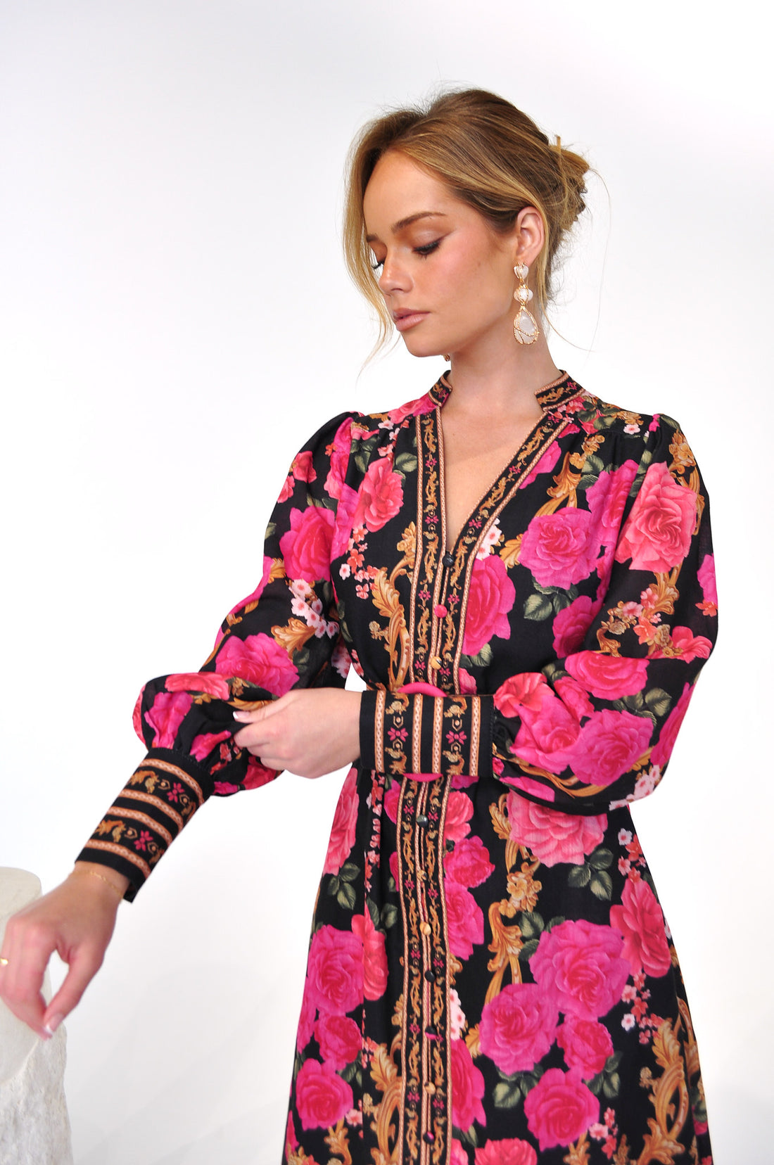Bella Long Sleeve Midi Dress