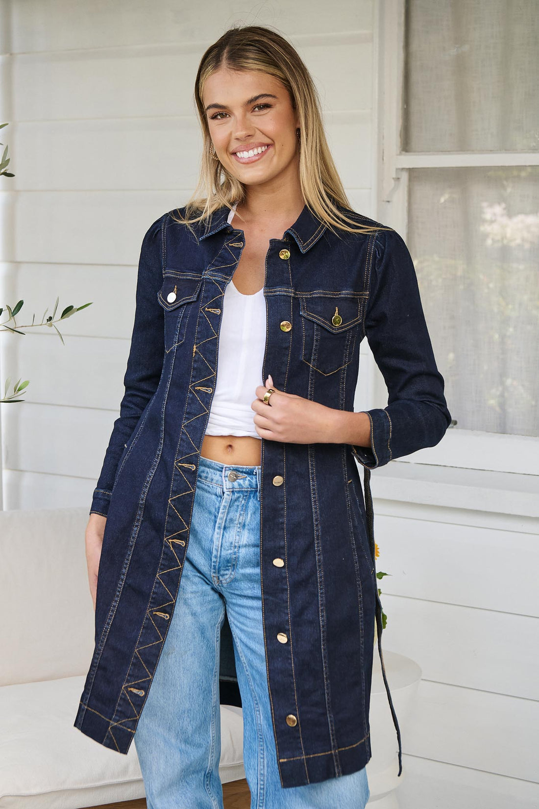 Blake Denim Dress - Indigo - FINAL SALE