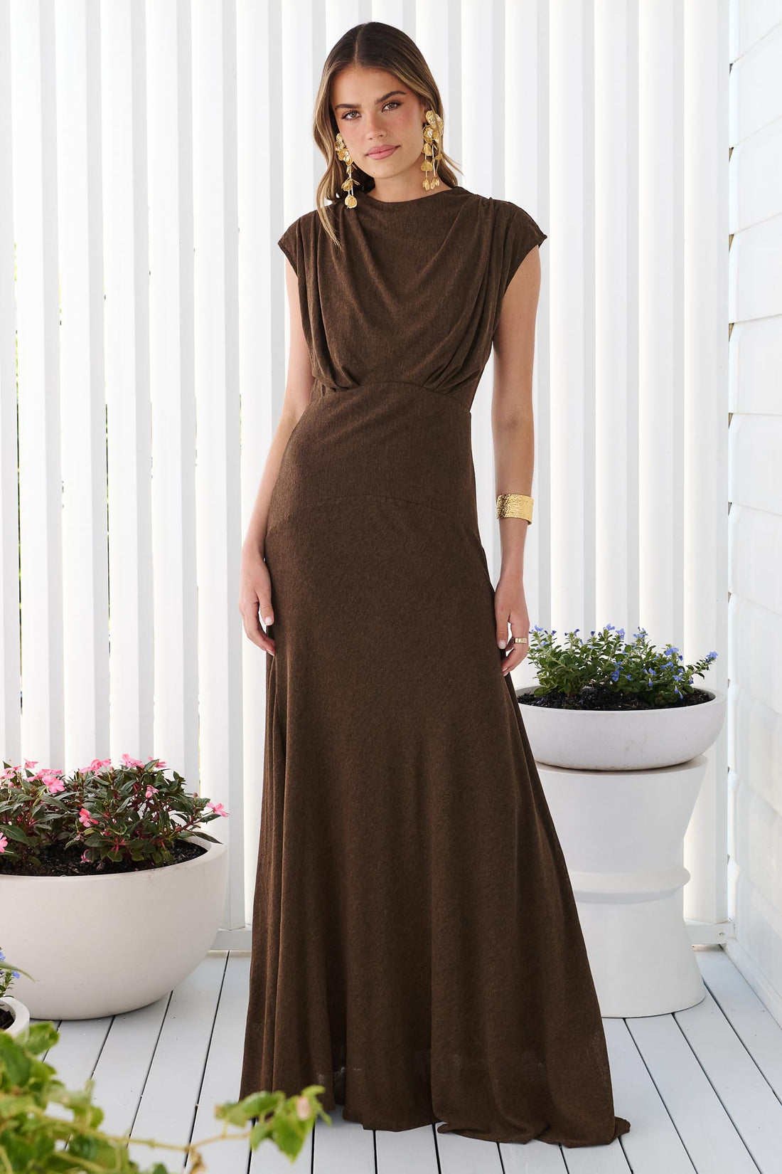 Brigitte Gown - Espresso Marle - SALE