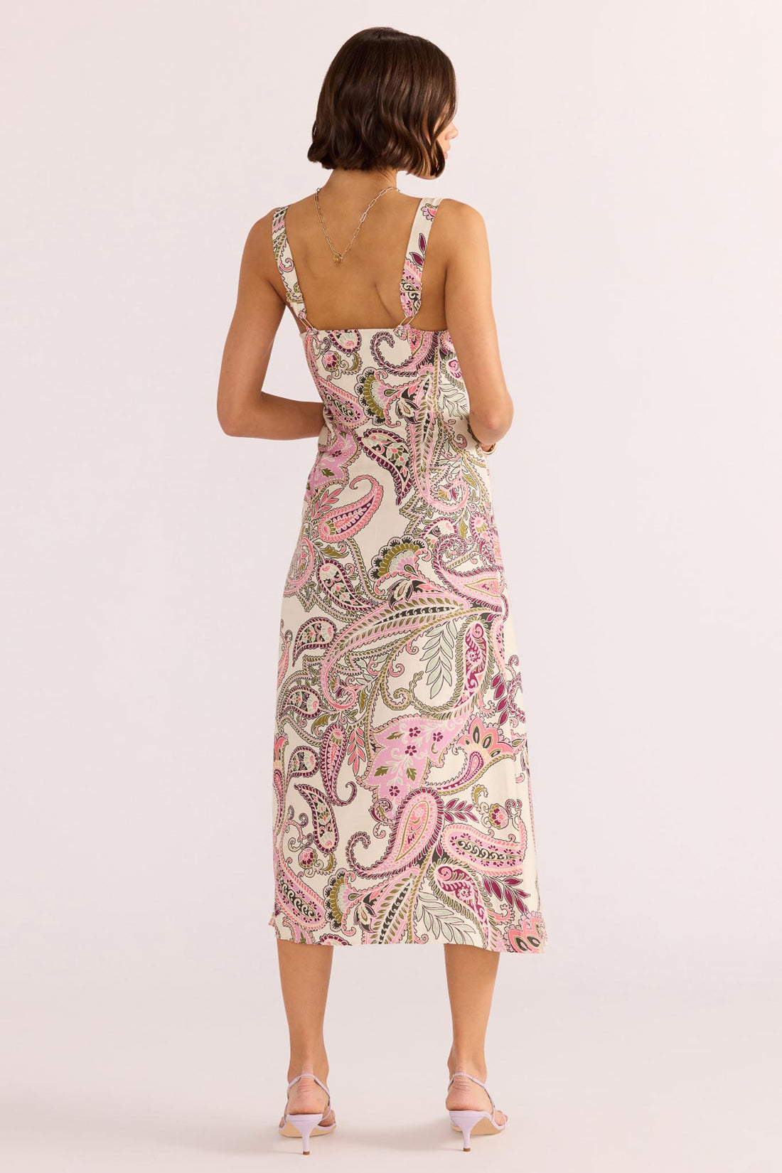 Cadence Bias Slip Midi Dress