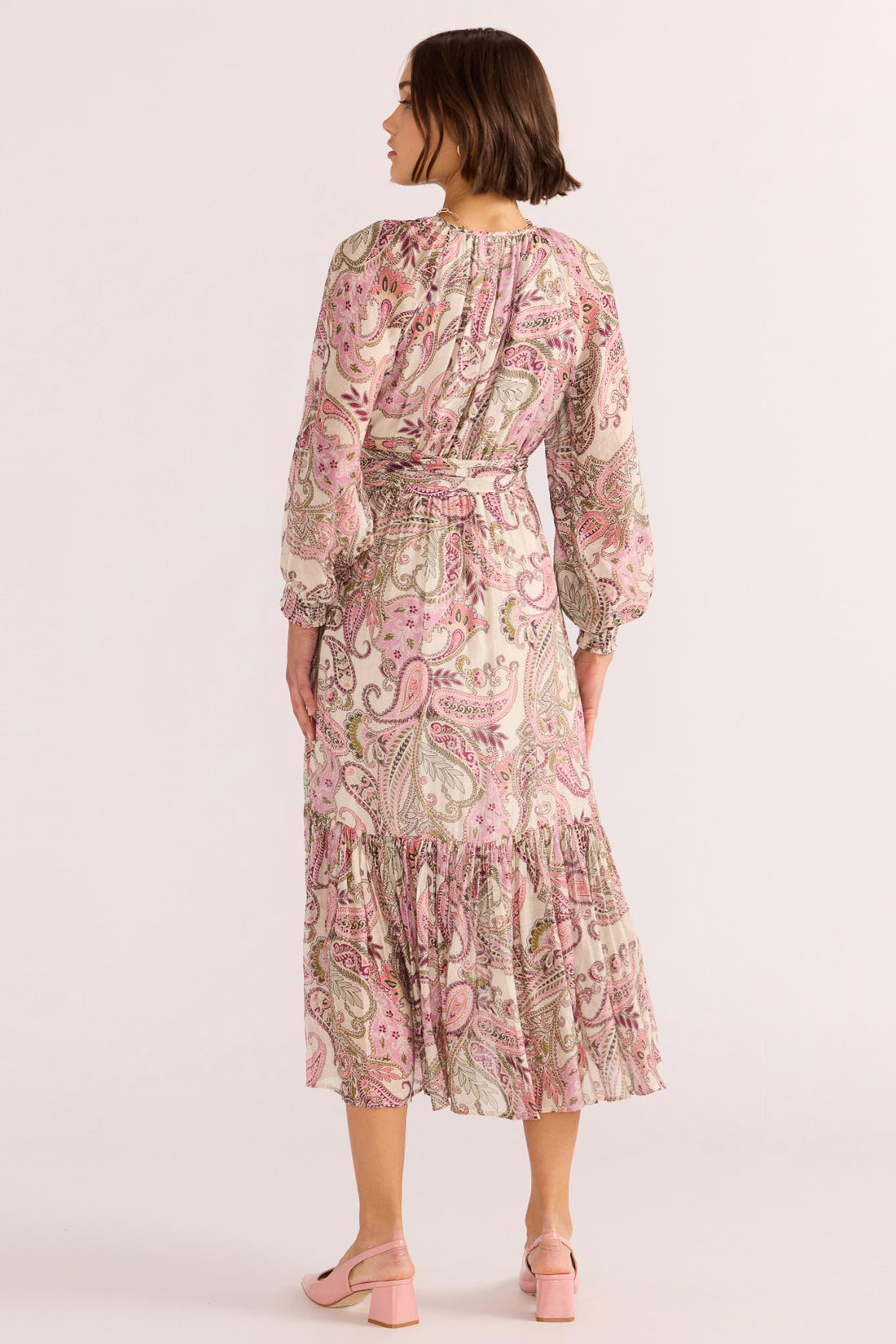 Cadence Blouson Midi Dress