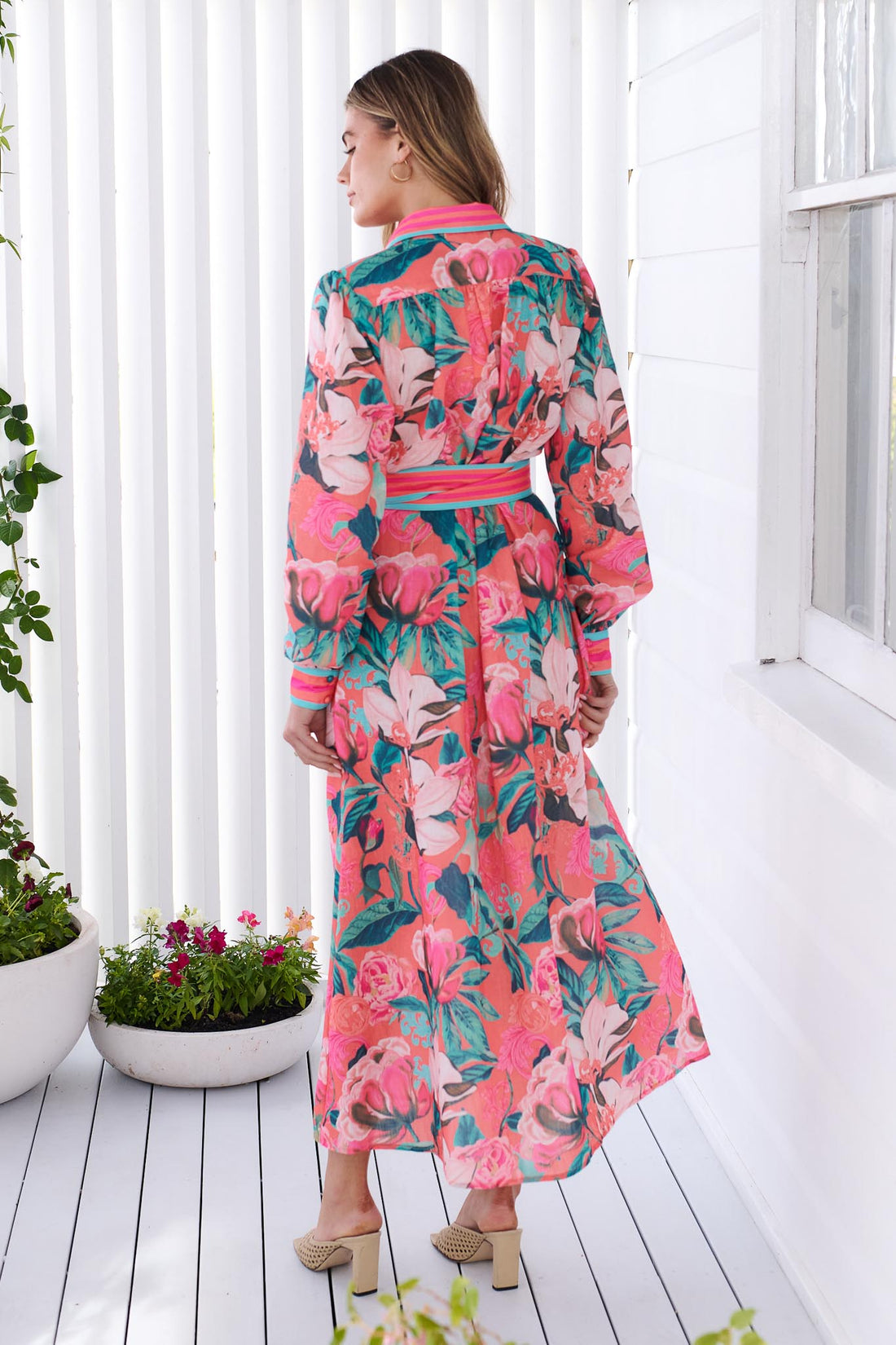 Catarina Maxi Dress - Melon - Exclusive