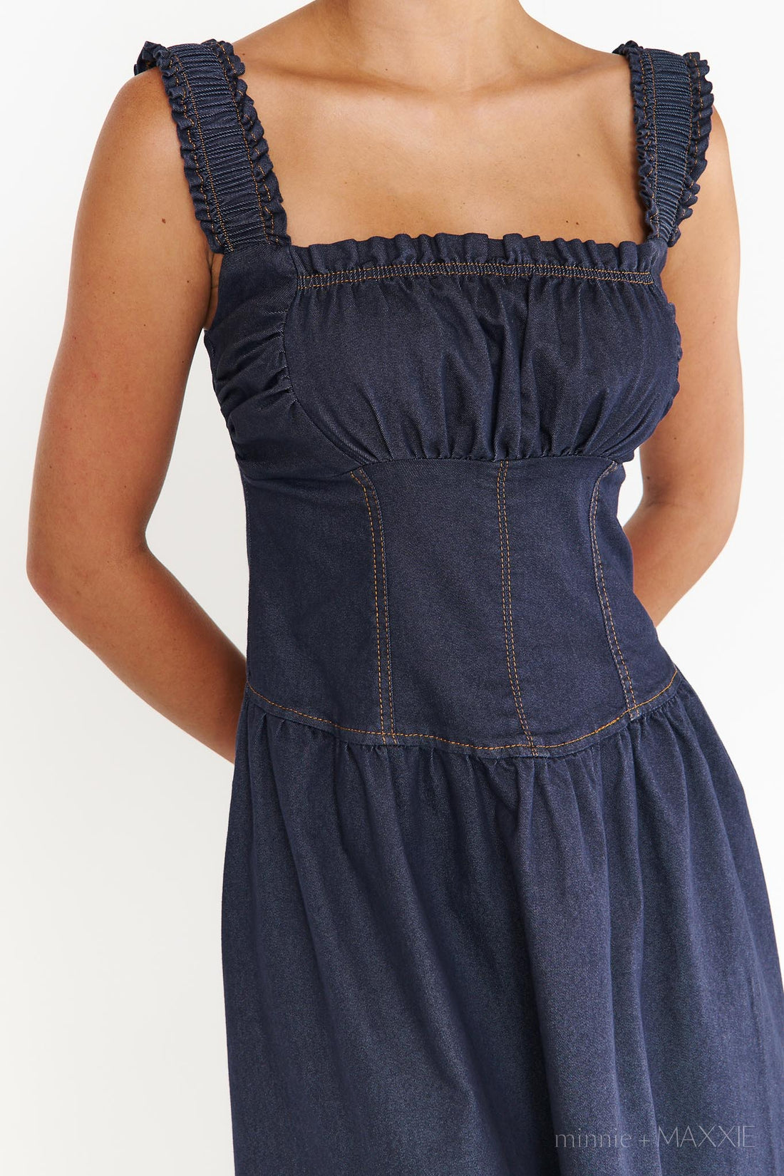 Charlie Denim Midi Dress