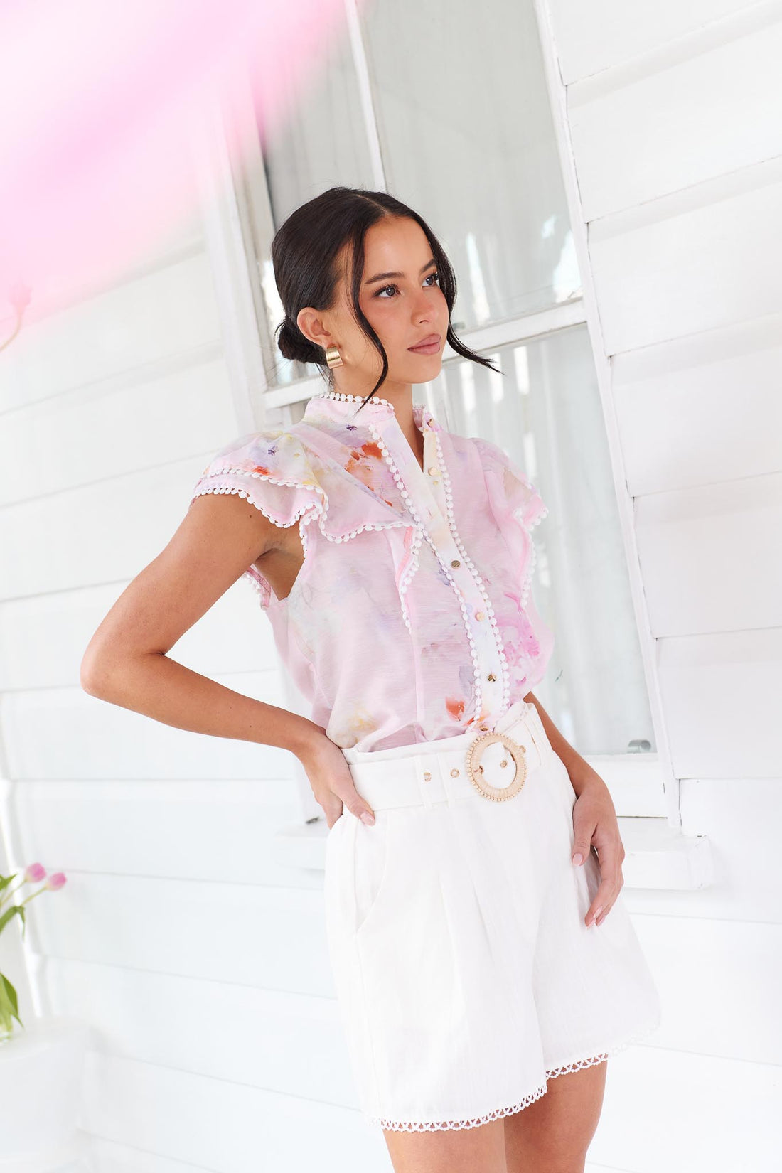 Lily Shorts - White