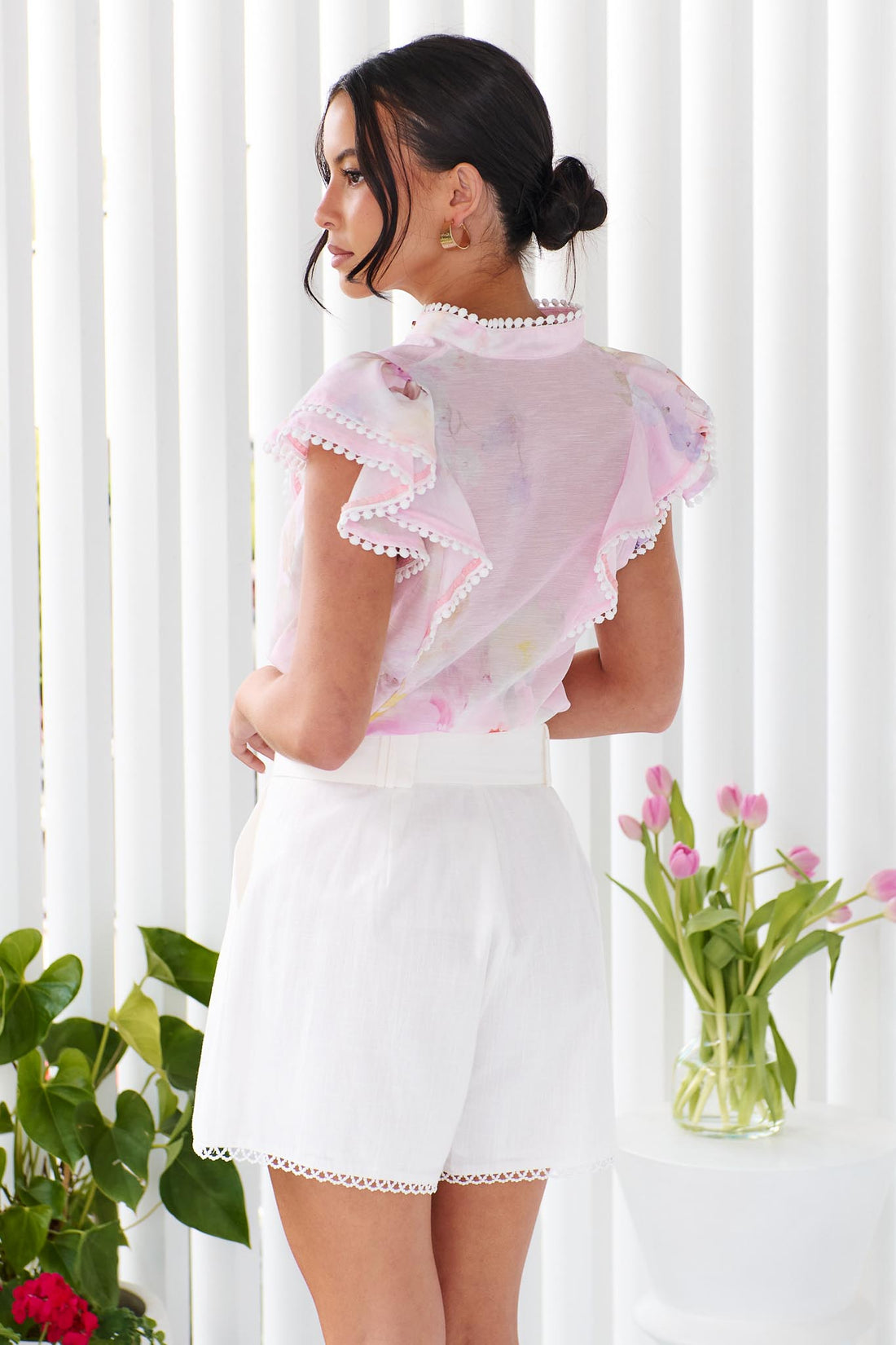 Lily Shorts - White - FINAL SALE