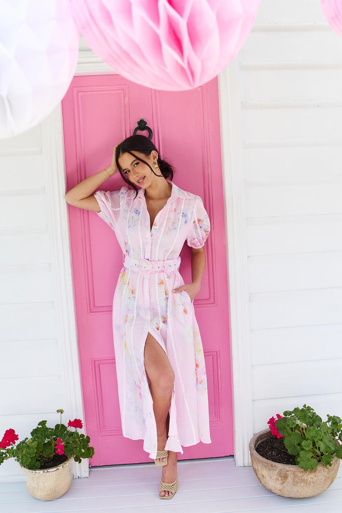 Charlotte Lace Trim Dress