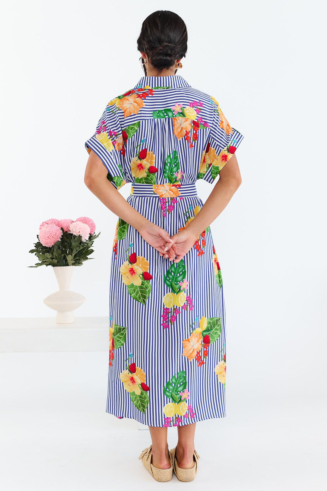 Cassia Midi Dress - Cobalt Blue