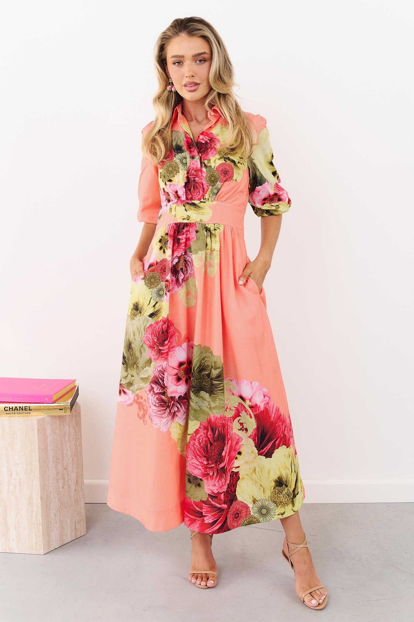 Della Flame Midi Dress - EXCLUSIVE – minnie + MAXXIE